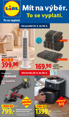 Lidl Spotřební zboží 22.6. - 28.6.