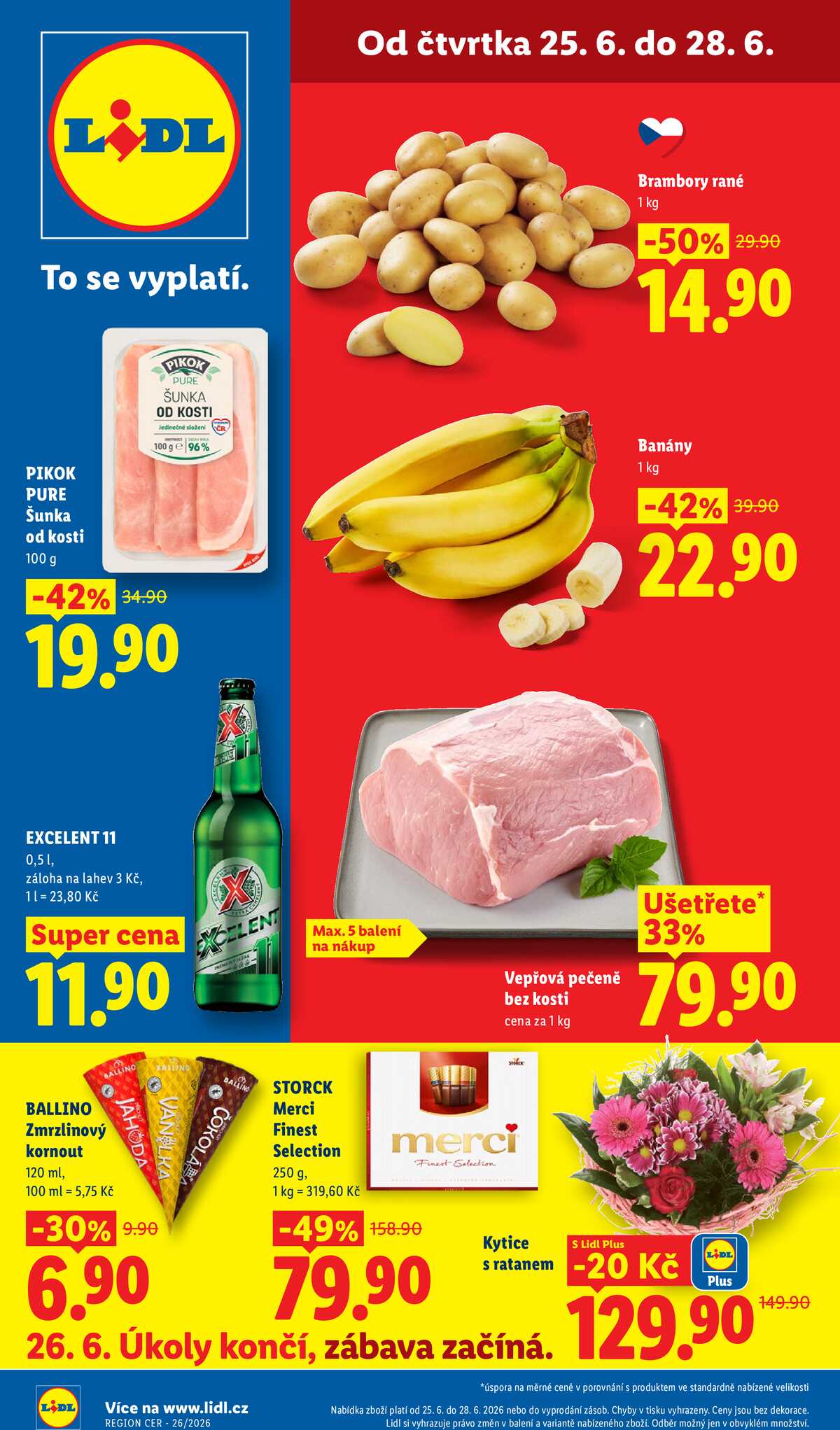 Lidl Čtvrtek od 25.6. do 28.6.2026 strana 1