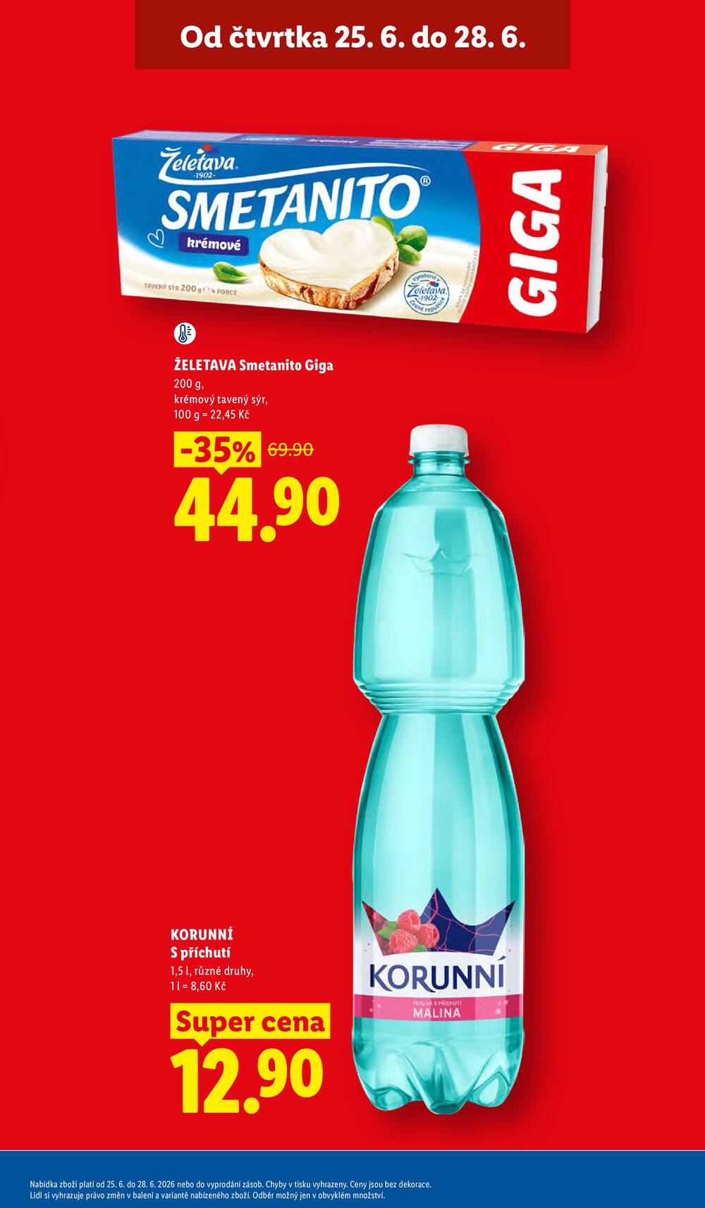 Lidl Čtvrtek od 25.6. do 28.6.2026