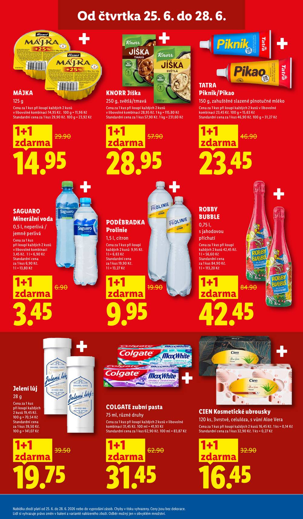 Lidl Čtvrtek od 25.6. do 28.6.2026