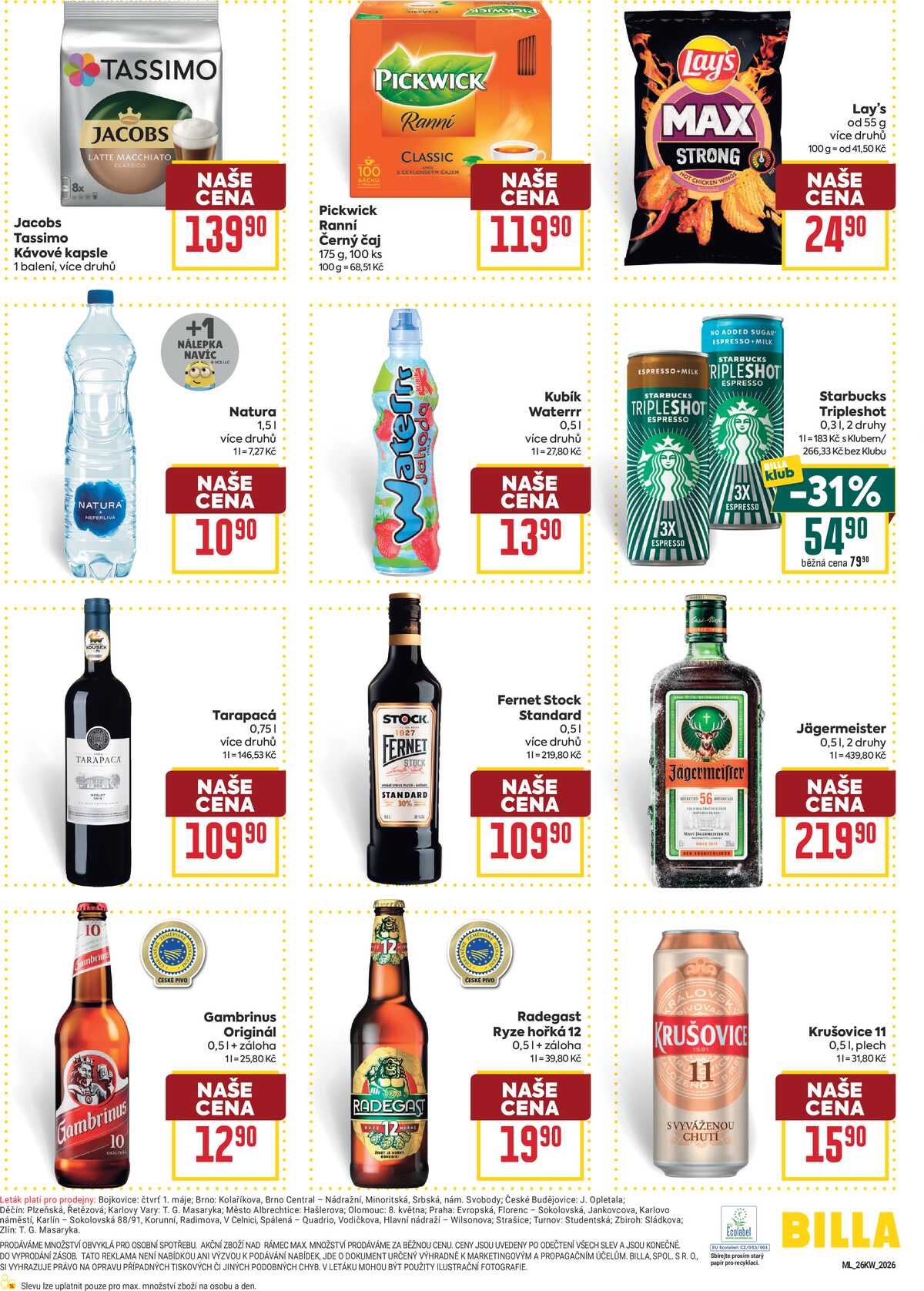 BILLA malý leták od 24.6. do 30.6.2026 strana 6