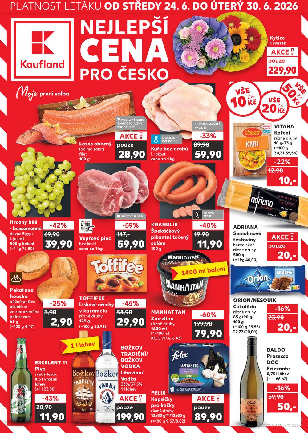 Kaufland 24.6. - 30.6. - Kaufland - Ústí nad Labem (Všebořická)