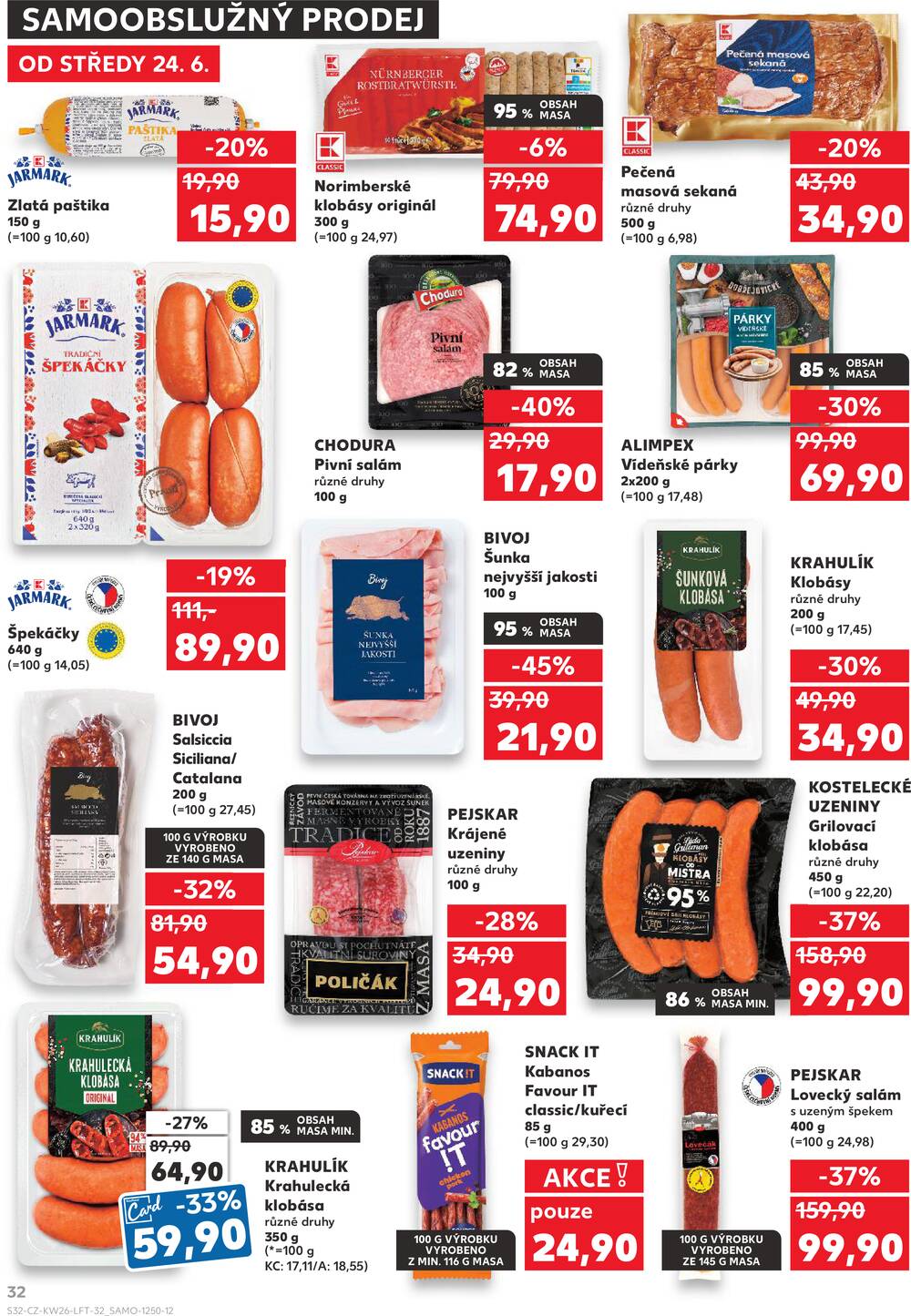 Kaufland 24.6. - 30.6. - Kaufland - Ústí nad Labem (Všebořická)