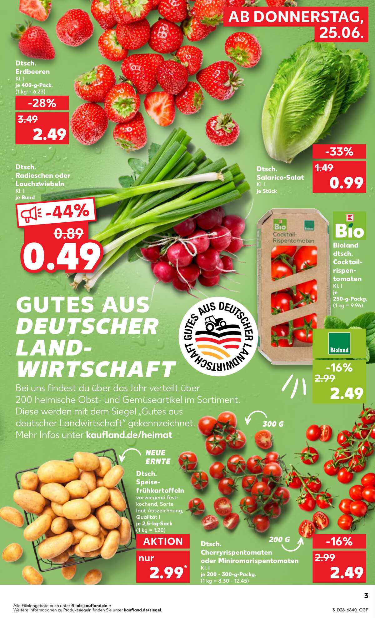 Leták Kaufland Německo 25.6.-1.7.2026 strana 3