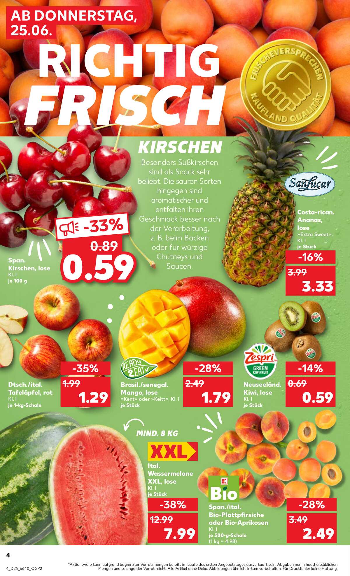 Leták Kaufland Německo 25.6.-1.7.2026 strana 4