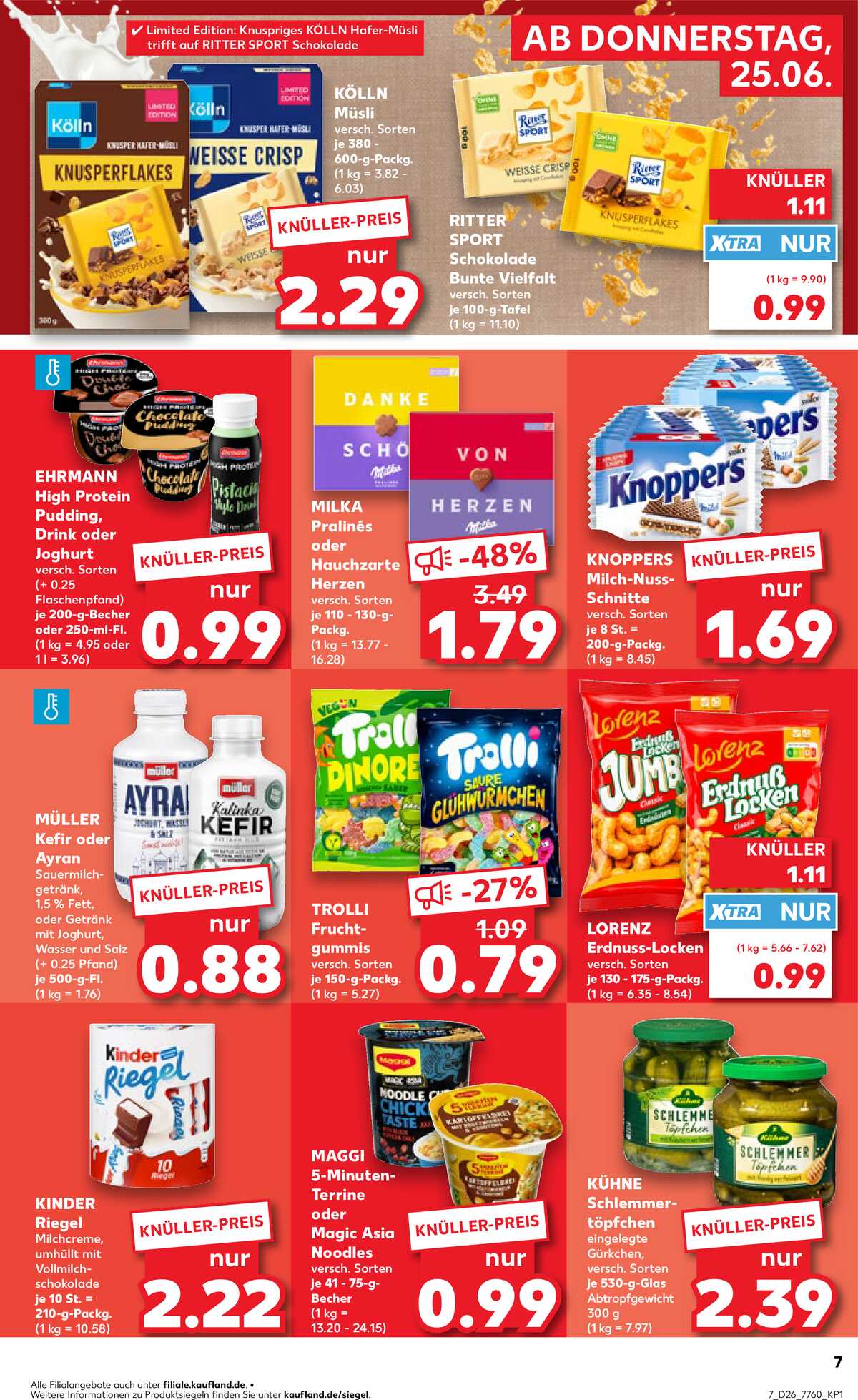 Leták Kaufland Německo 25.6.-1.7.2026 strana 7