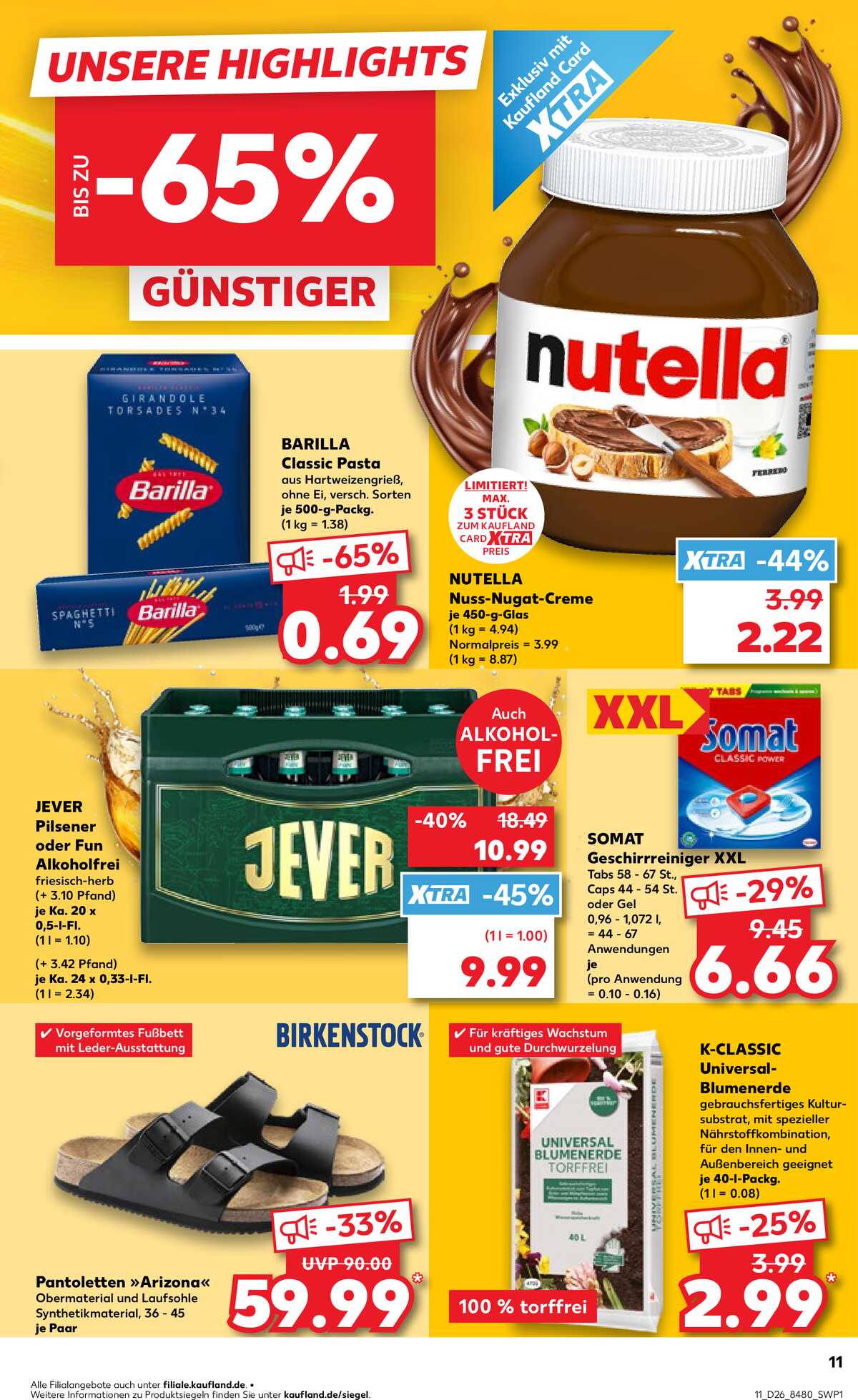 Leták Kaufland Německo 25.6.-1.7.2026 strana 11