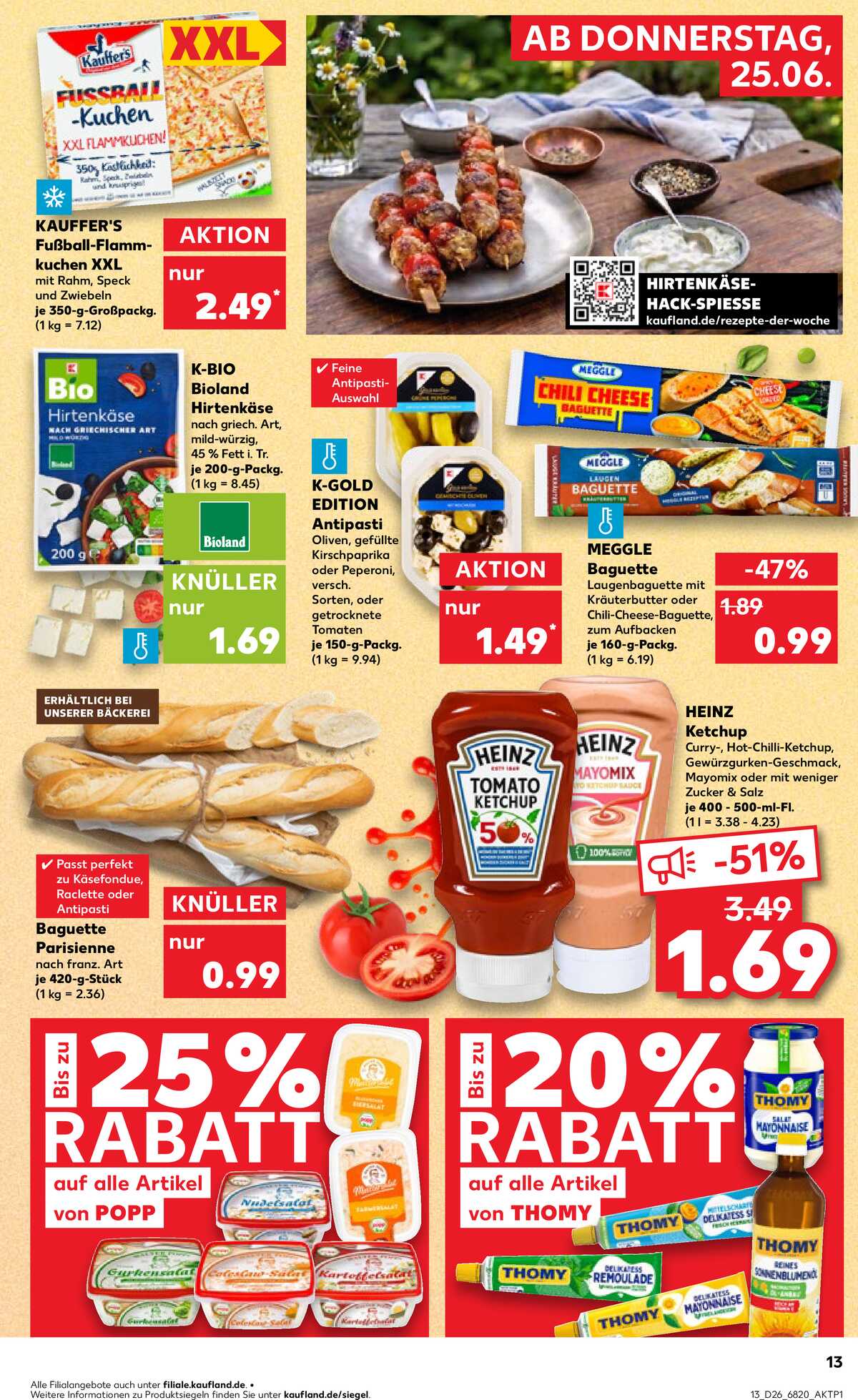 Leták Kaufland Německo 25.6.-1.7.2026 strana 13