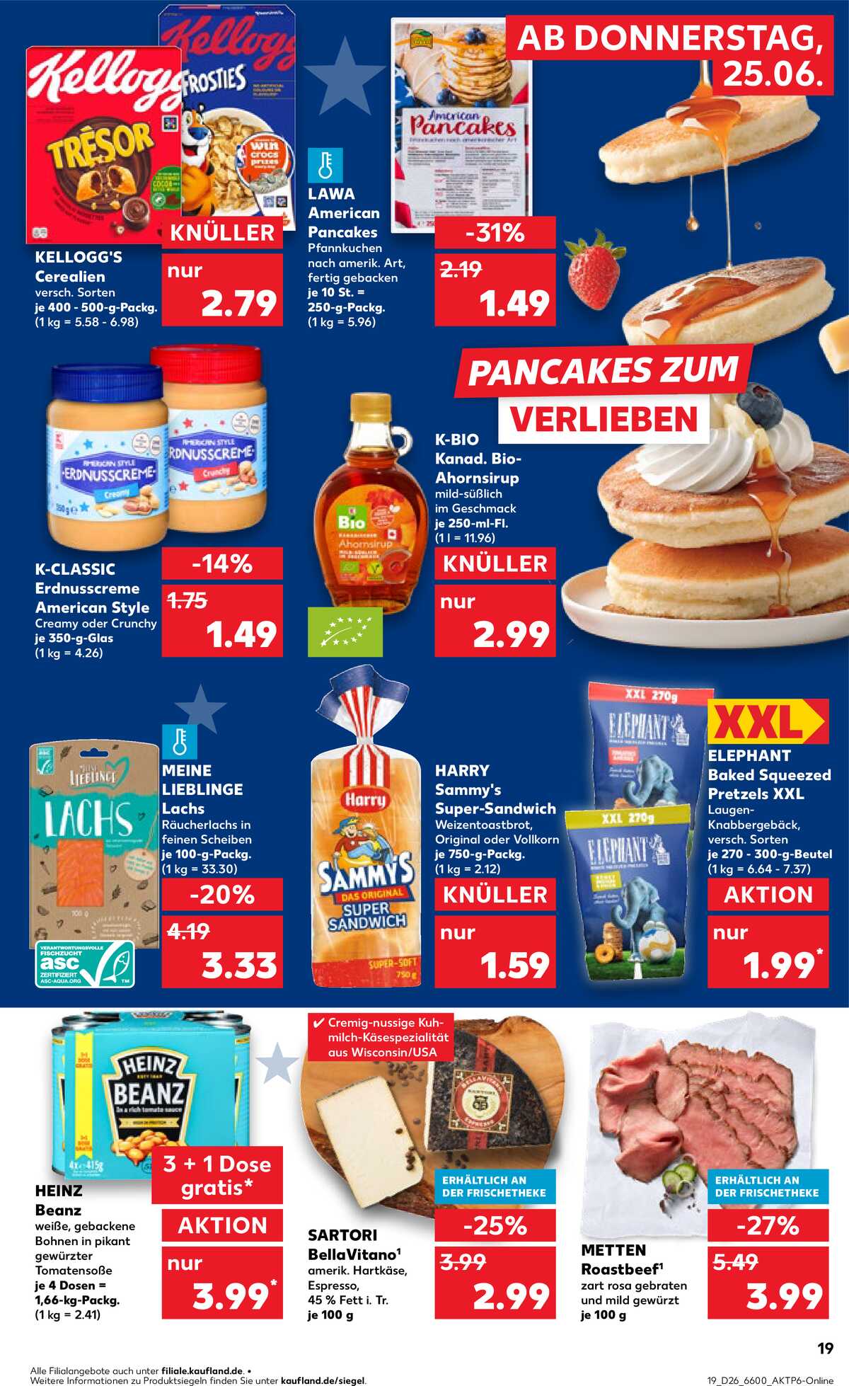 Leták Kaufland Německo 25.6.-1.7.2026 strana 19