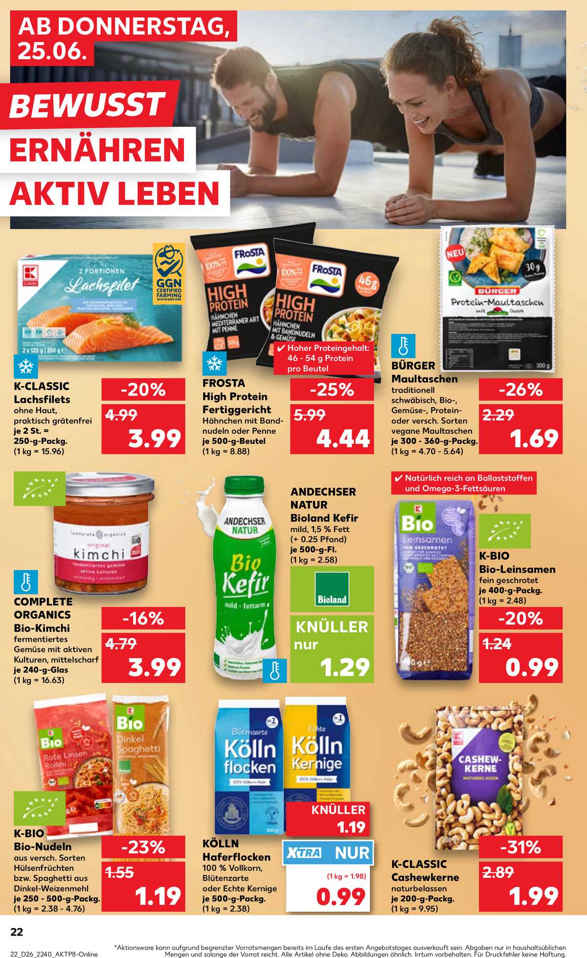 Leták Kaufland Německo 25.6.-1.7.2026 strana 22