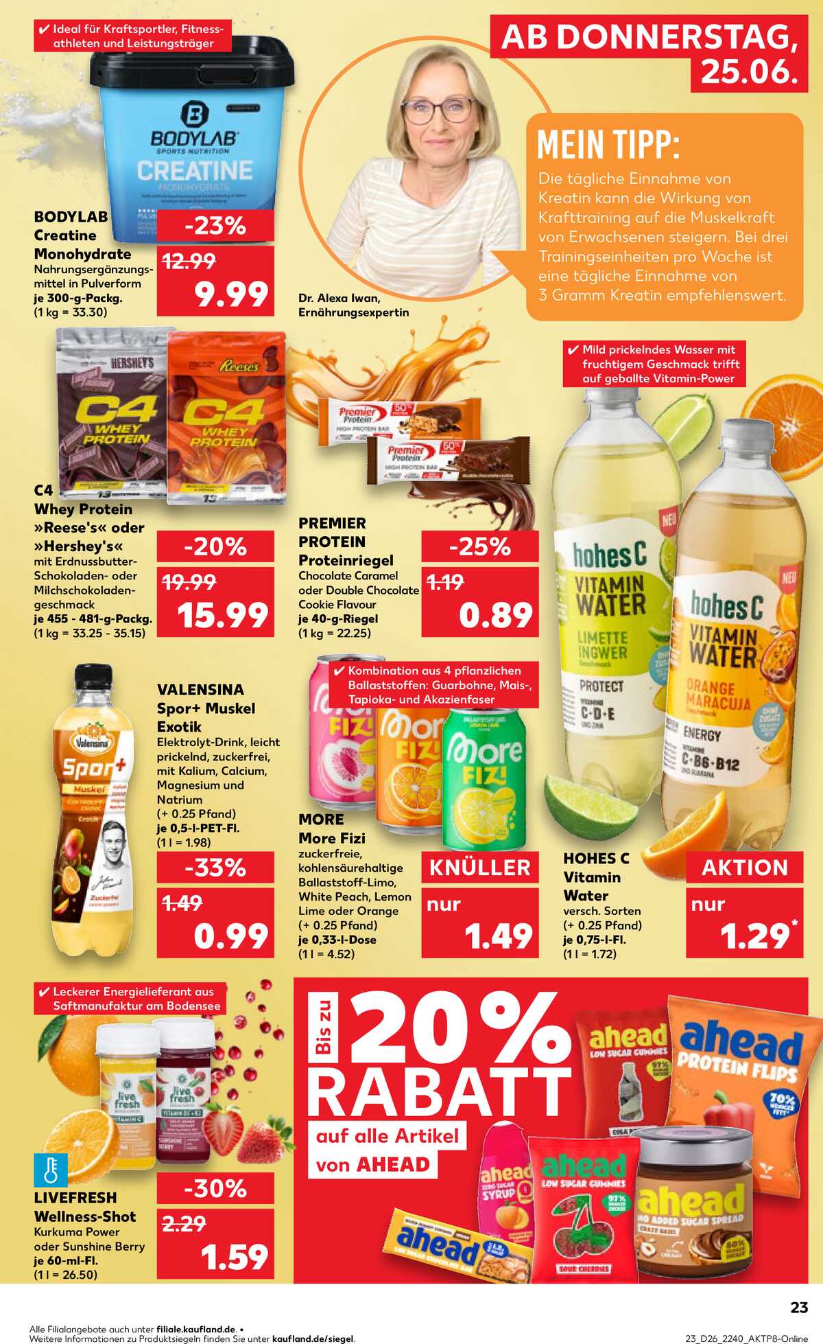 Leták Kaufland Německo 25.6.-1.7.2026 strana 23