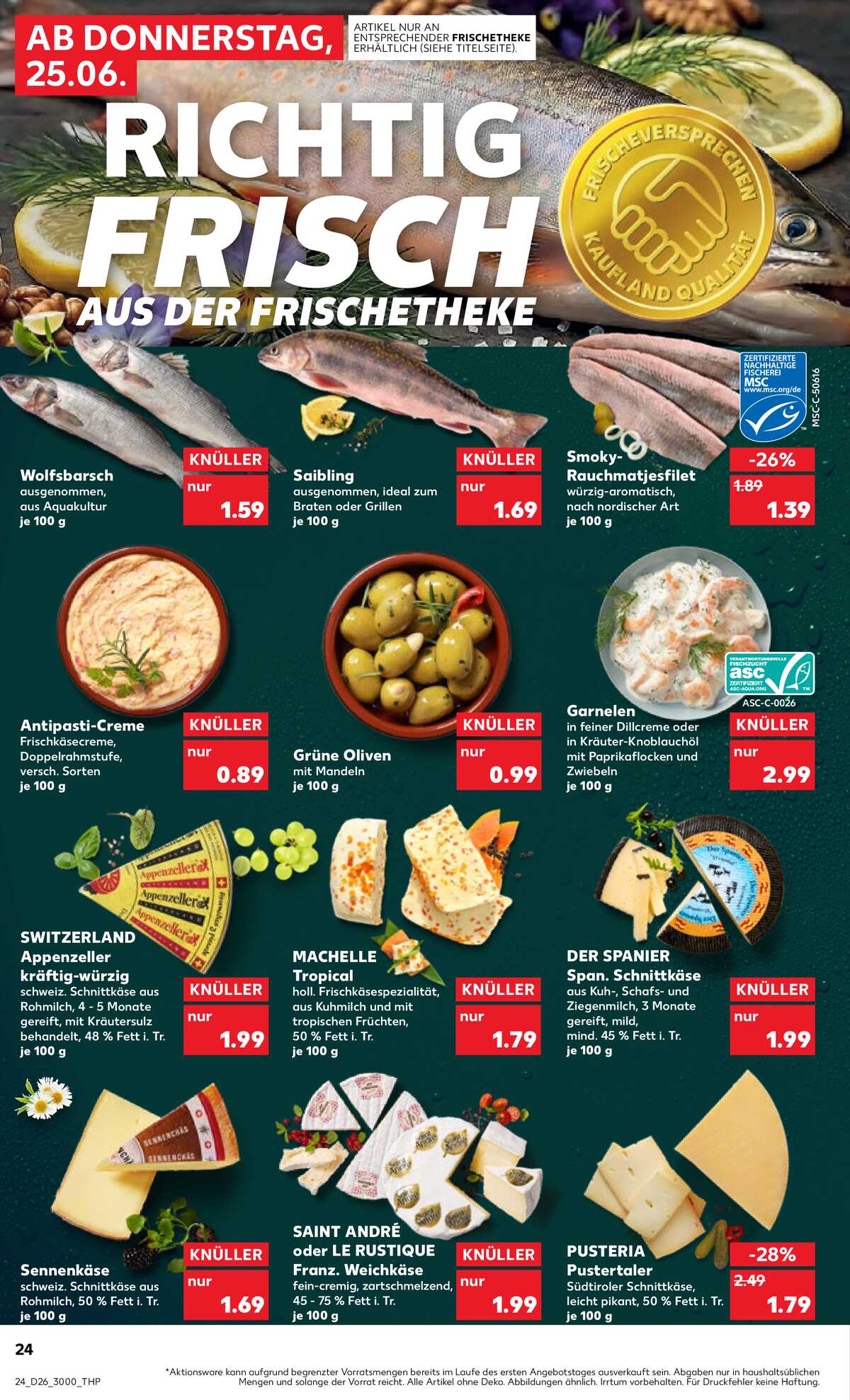 Leták Kaufland Německo 25.6.-1.7.2026 strana 24