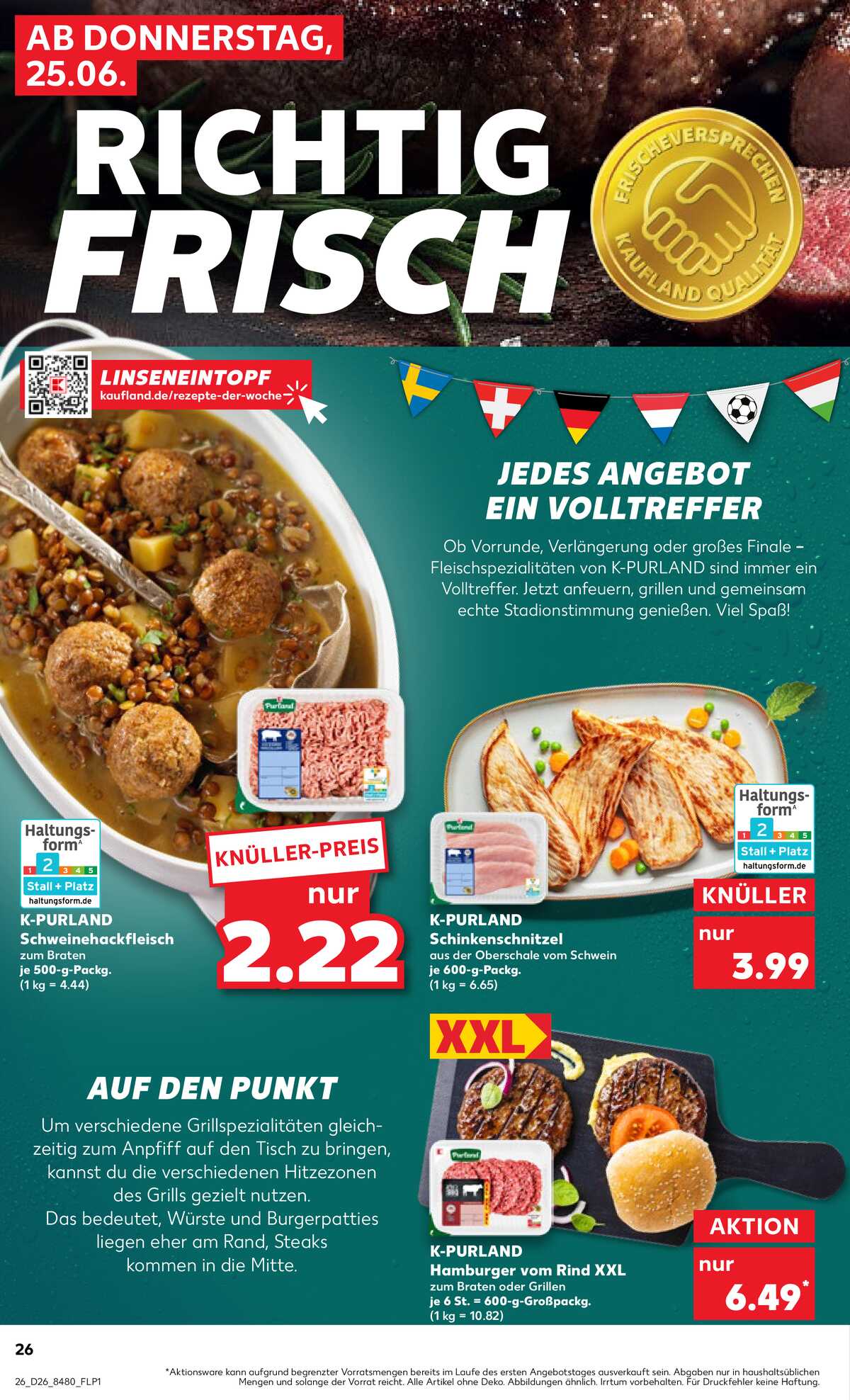 Leták Kaufland Německo 25.6.-1.7.2026 strana 26