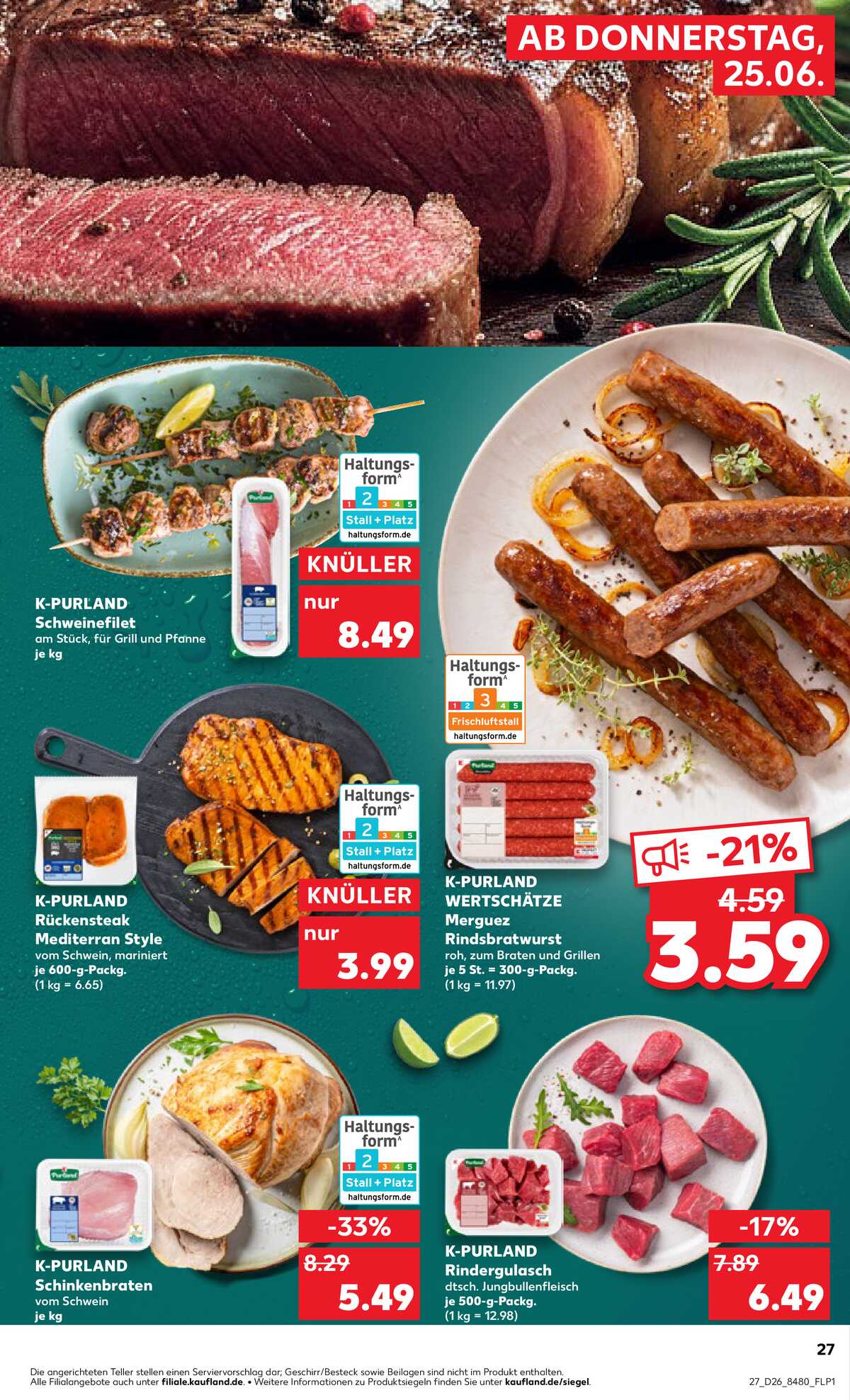 Leták Kaufland Německo 25.6.-1.7.2026 strana 27
