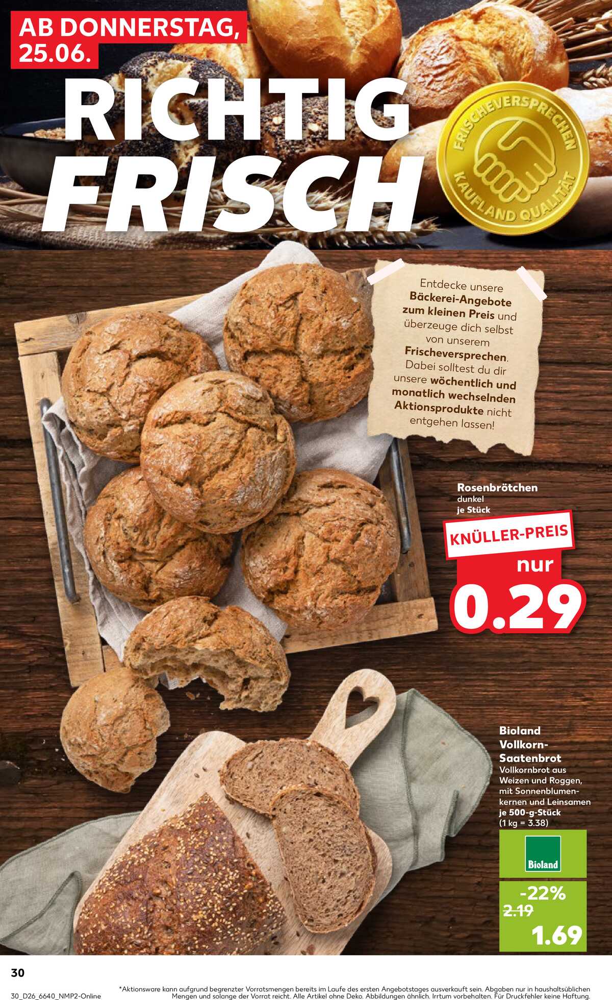 Leták Kaufland Německo 25.6.-1.7.2026 strana 30