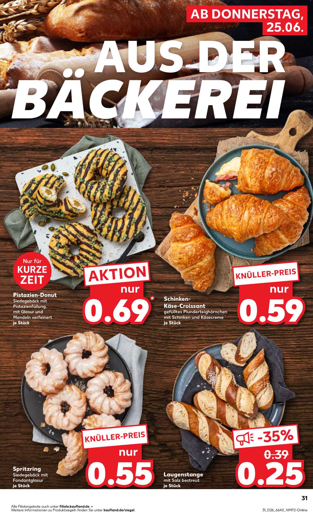 Leták Kaufland Německo 25.6.-1.7.2026 strana 31