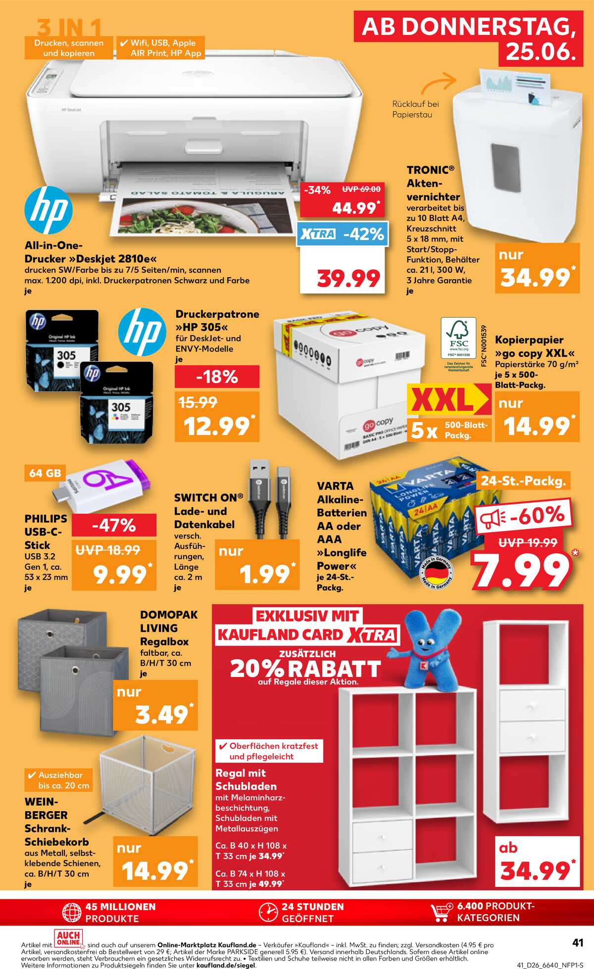 Leták Kaufland Německo 25.6.-1.7.2026 strana 41