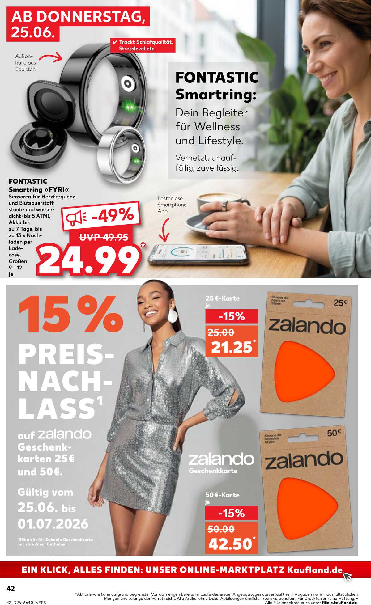 Leták Kaufland Německo 25.6.-1.7.2026 strana 42