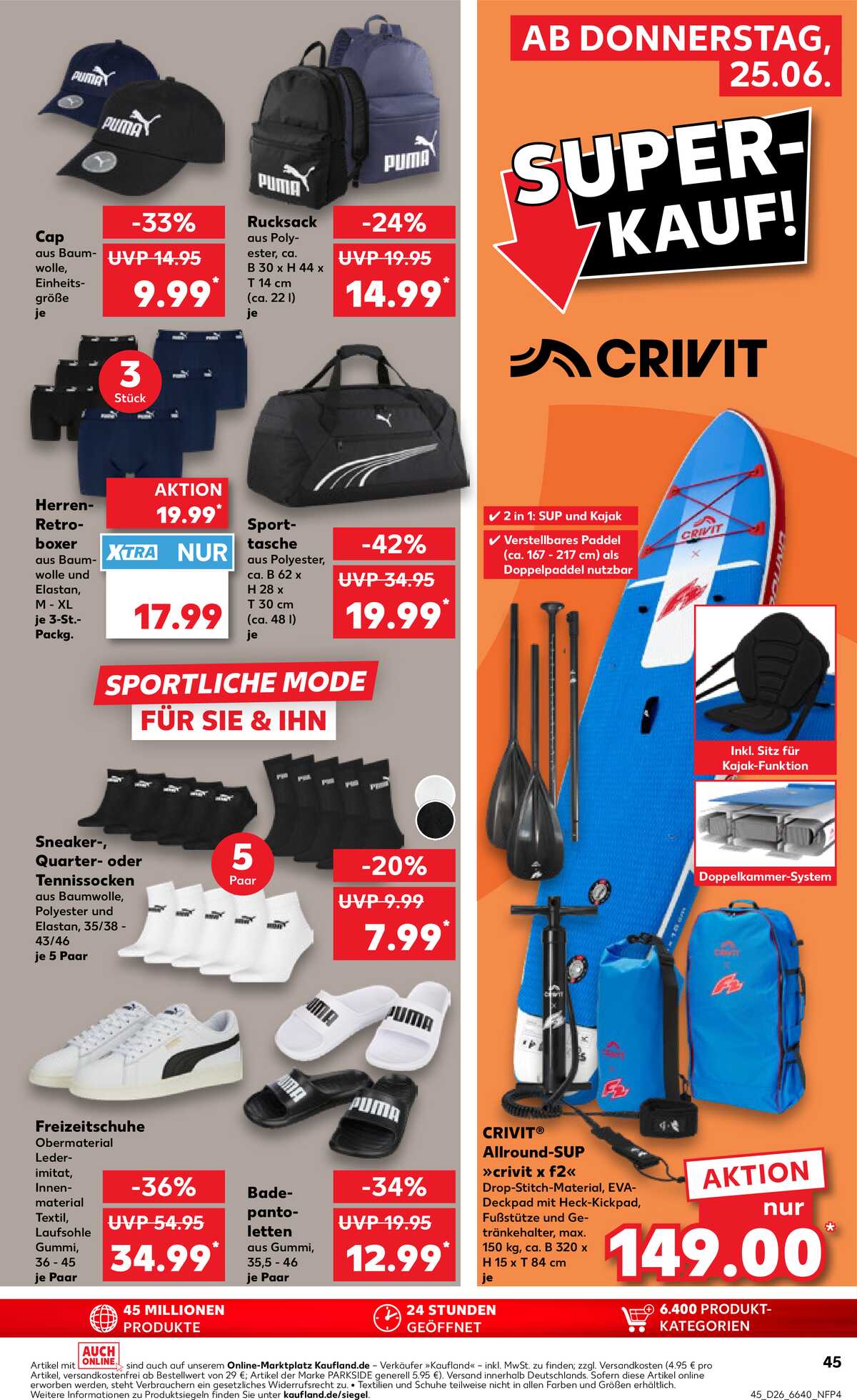 Leták Kaufland Německo 25.6.-1.7.2026 strana 45