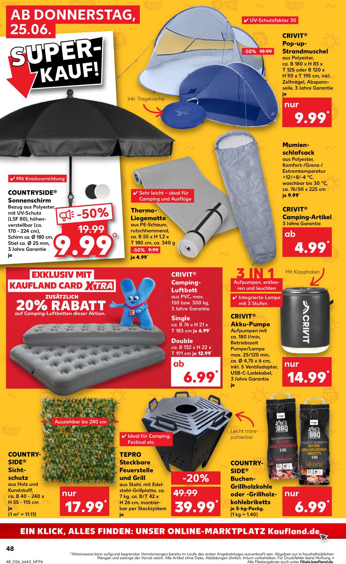 Leták Kaufland Německo 25.6.-1.7.2026 strana 48