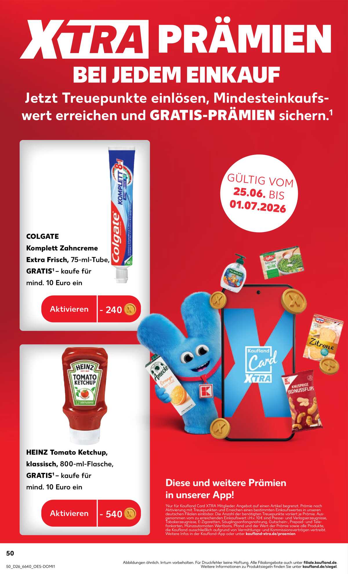 Leták Kaufland Německo 25.6.-1.7.2026 strana 50
