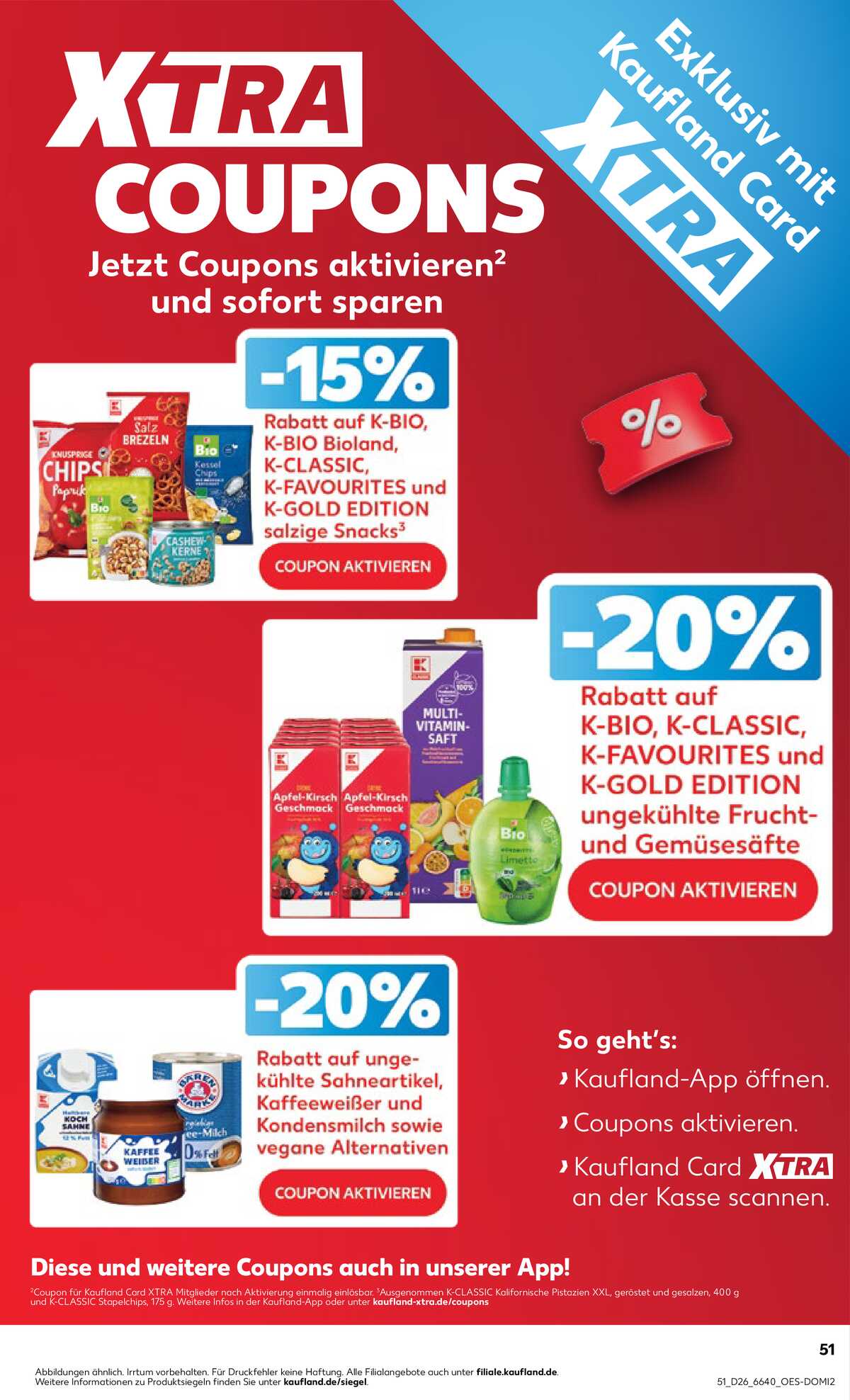 Leták Kaufland Německo 25.6.-1.7.2026 strana 51