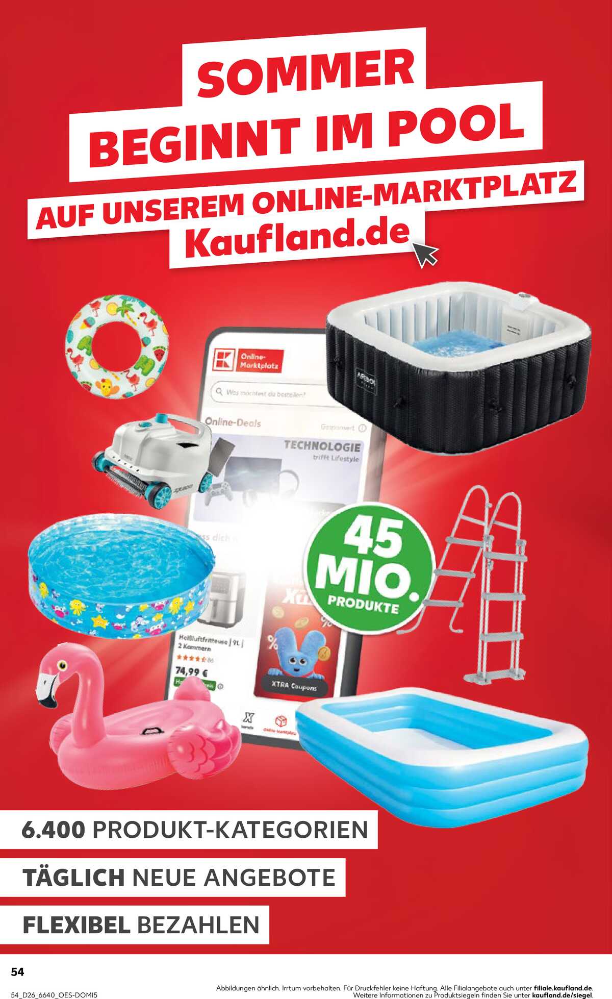 Leták Kaufland Německo 25.6.-1.7.2026 strana 54