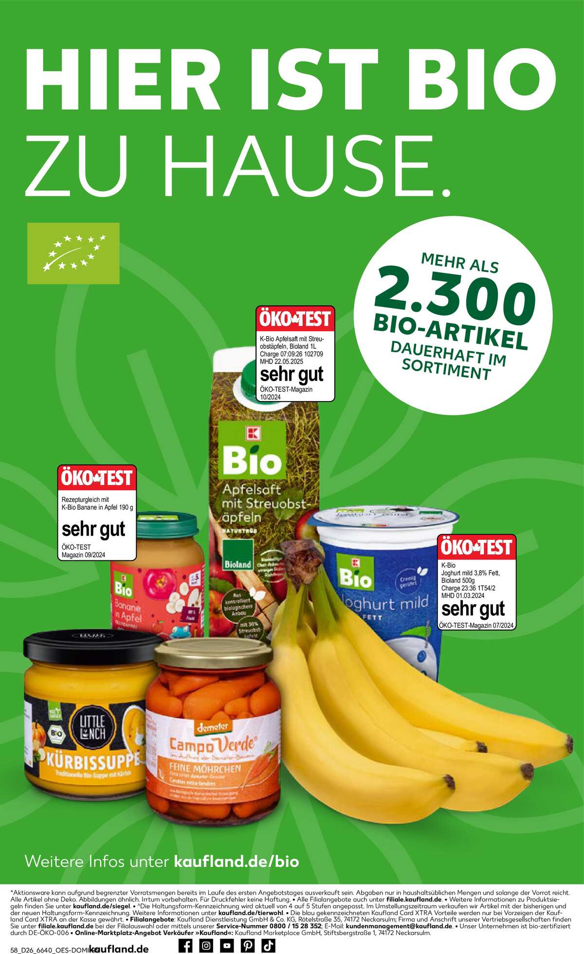 Leták Kaufland Německo 25.6.-1.7.2026 strana 58