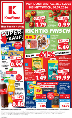 Leták Kaufland Německo 25.6.-1.7.2026