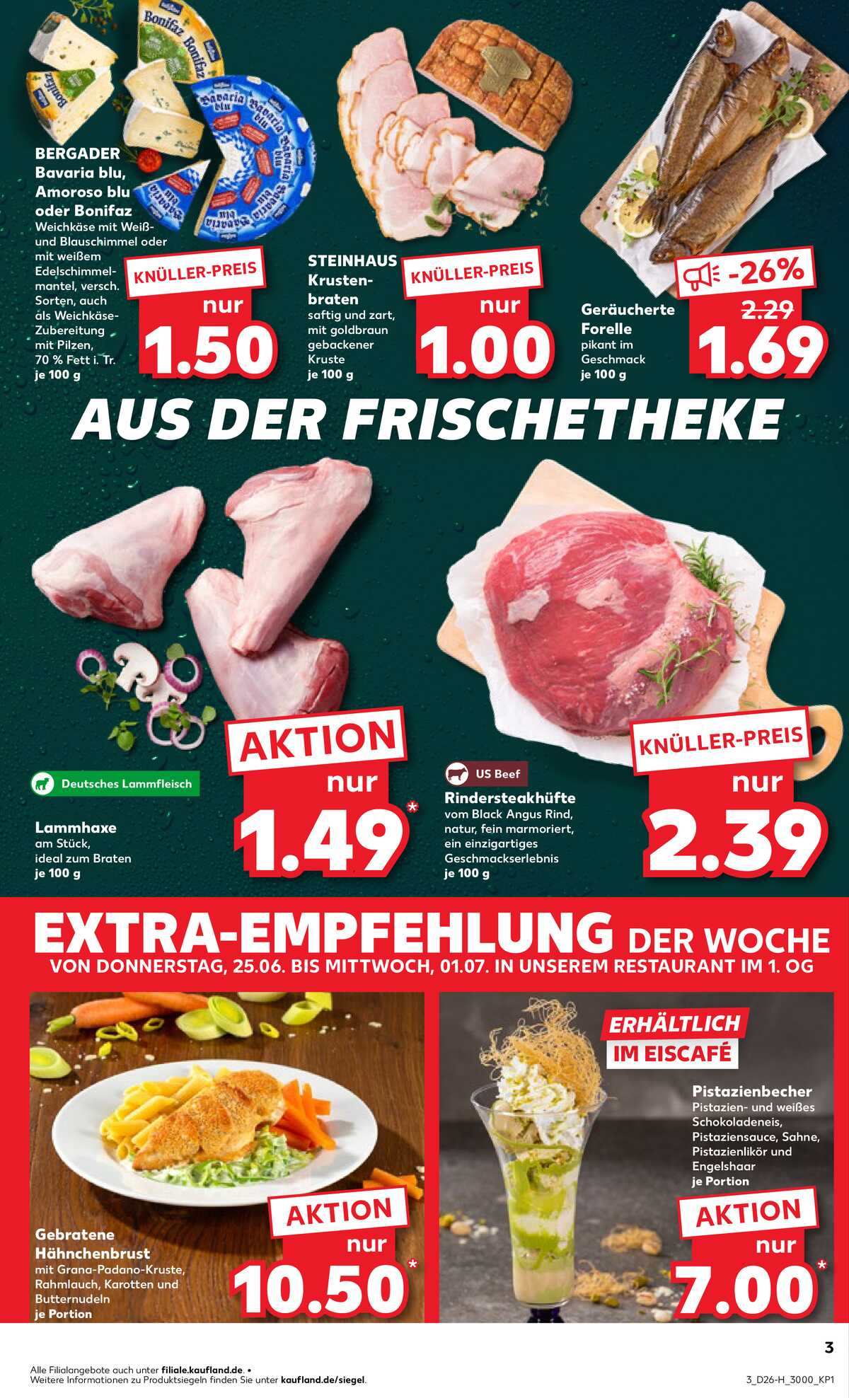 Leták Kaufland Německo 25.6.-1.7.2026 strana 3