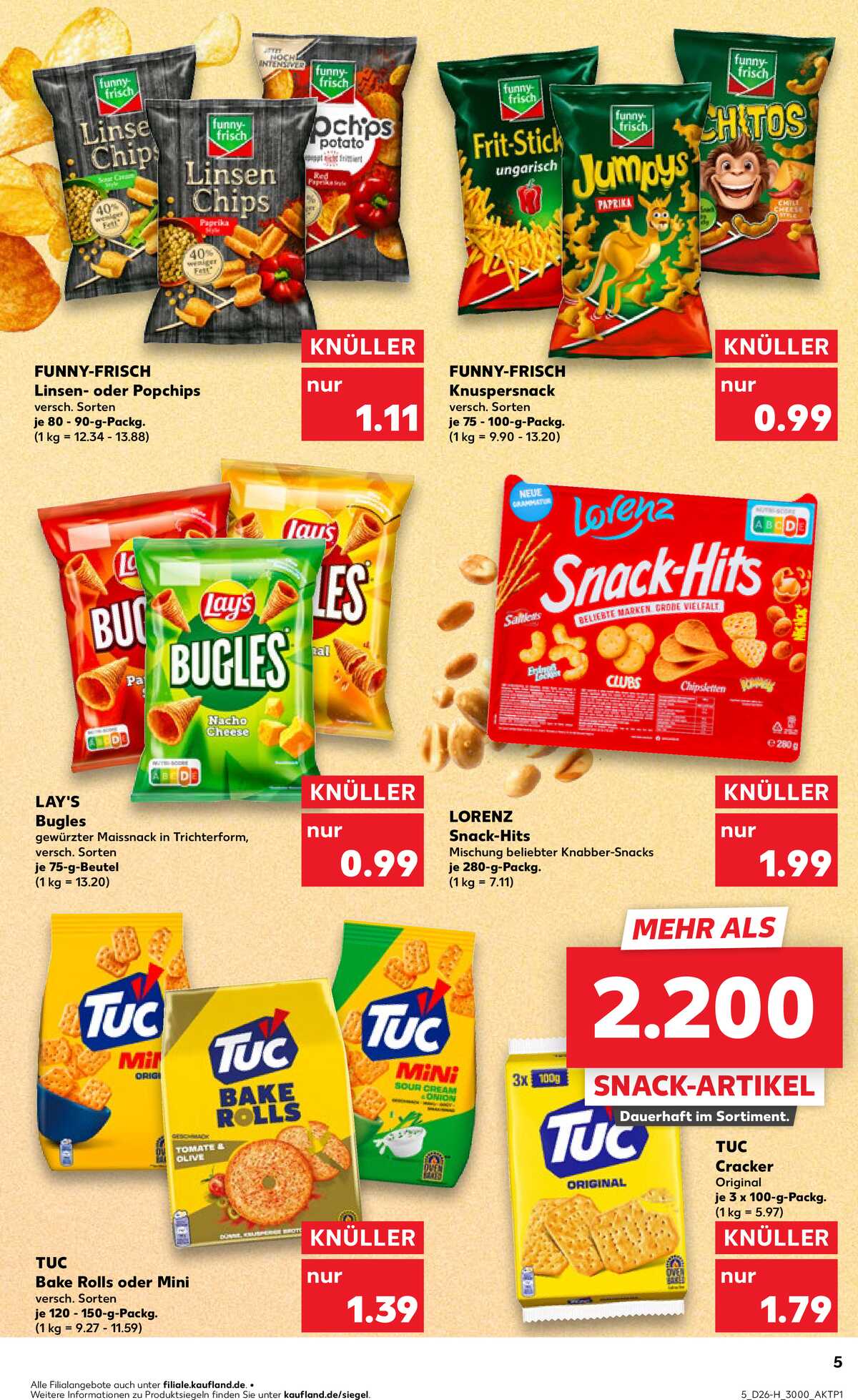 Leták Kaufland Německo 25.6.-1.7.2026 strana 5