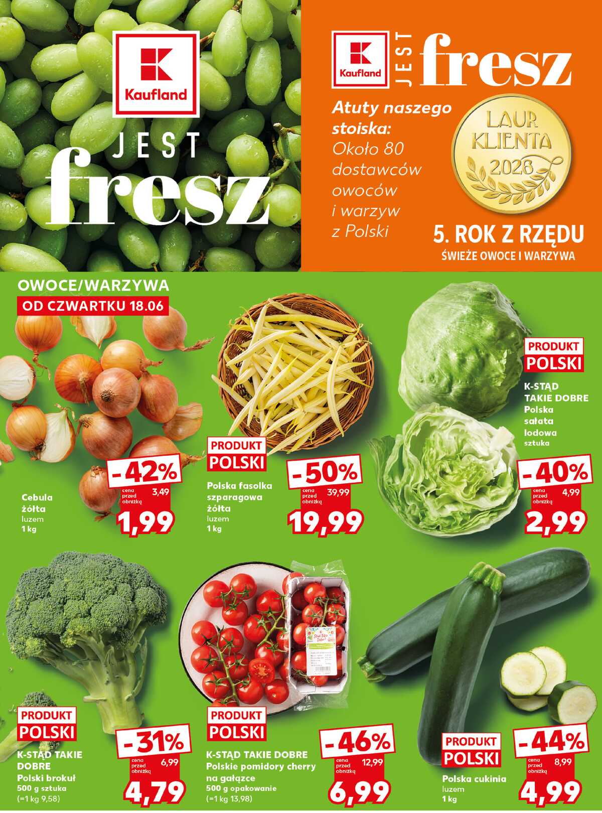 Leták Kaufland Polsko 22.6.-24.6.2026 - Silný start strana 4