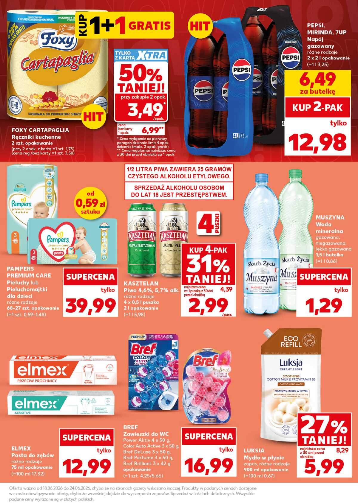 Leták Kaufland Polsko 22.6.-24.6.2026 - Silný start strana 9