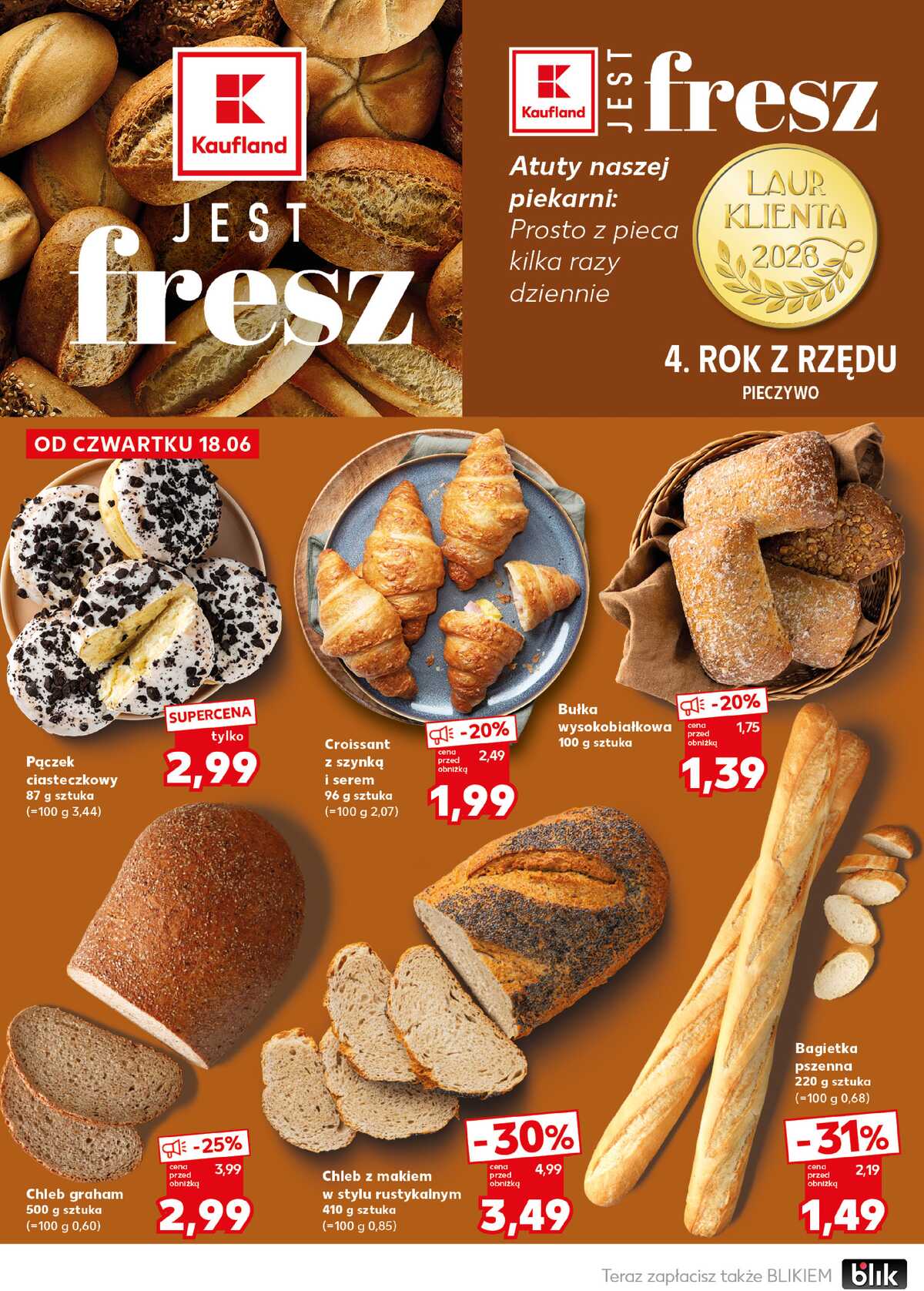 Leták Kaufland Polsko 22.6.-24.6.2026 - Silný start strana 14