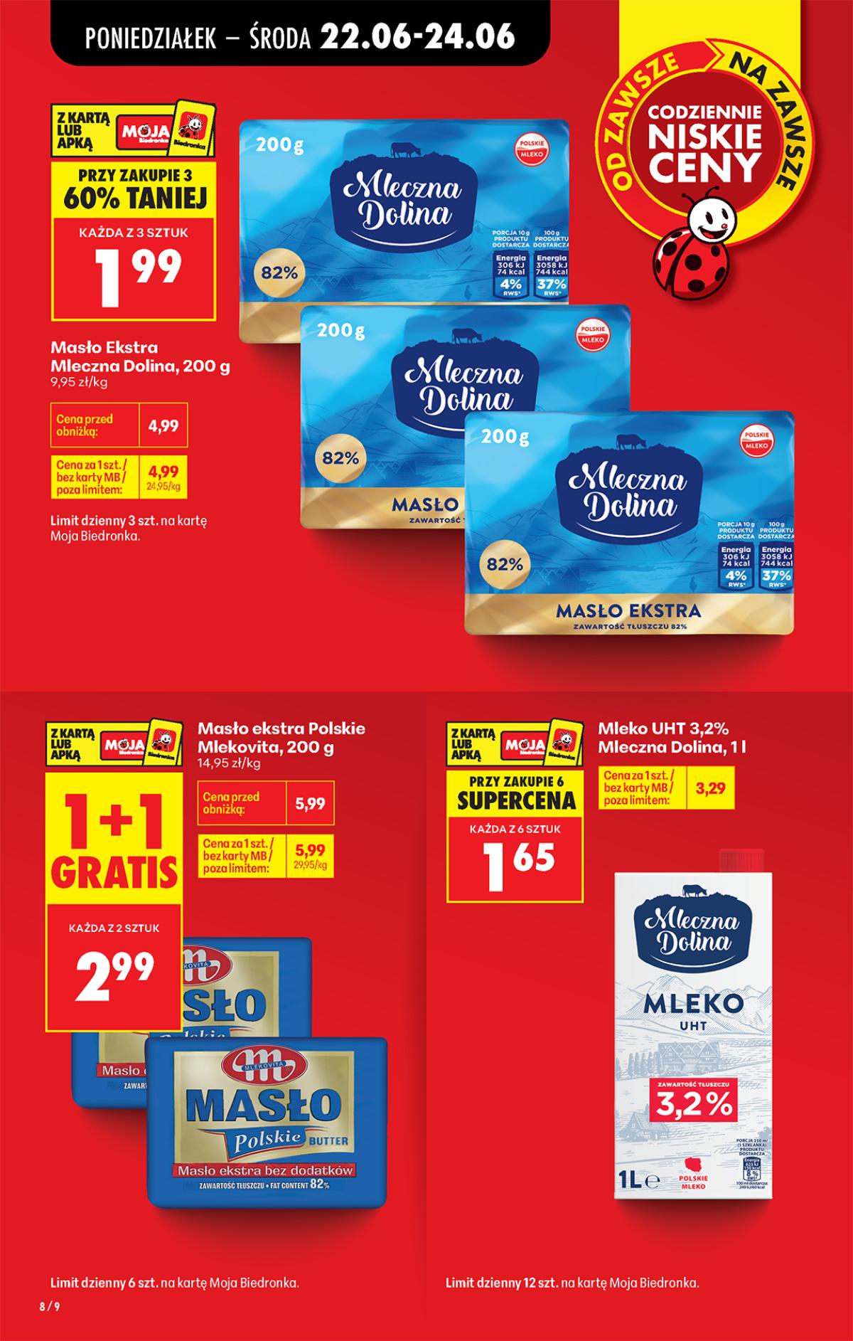 Leták Biedronka Polsko 22.6.-28.6.2026 strana 8