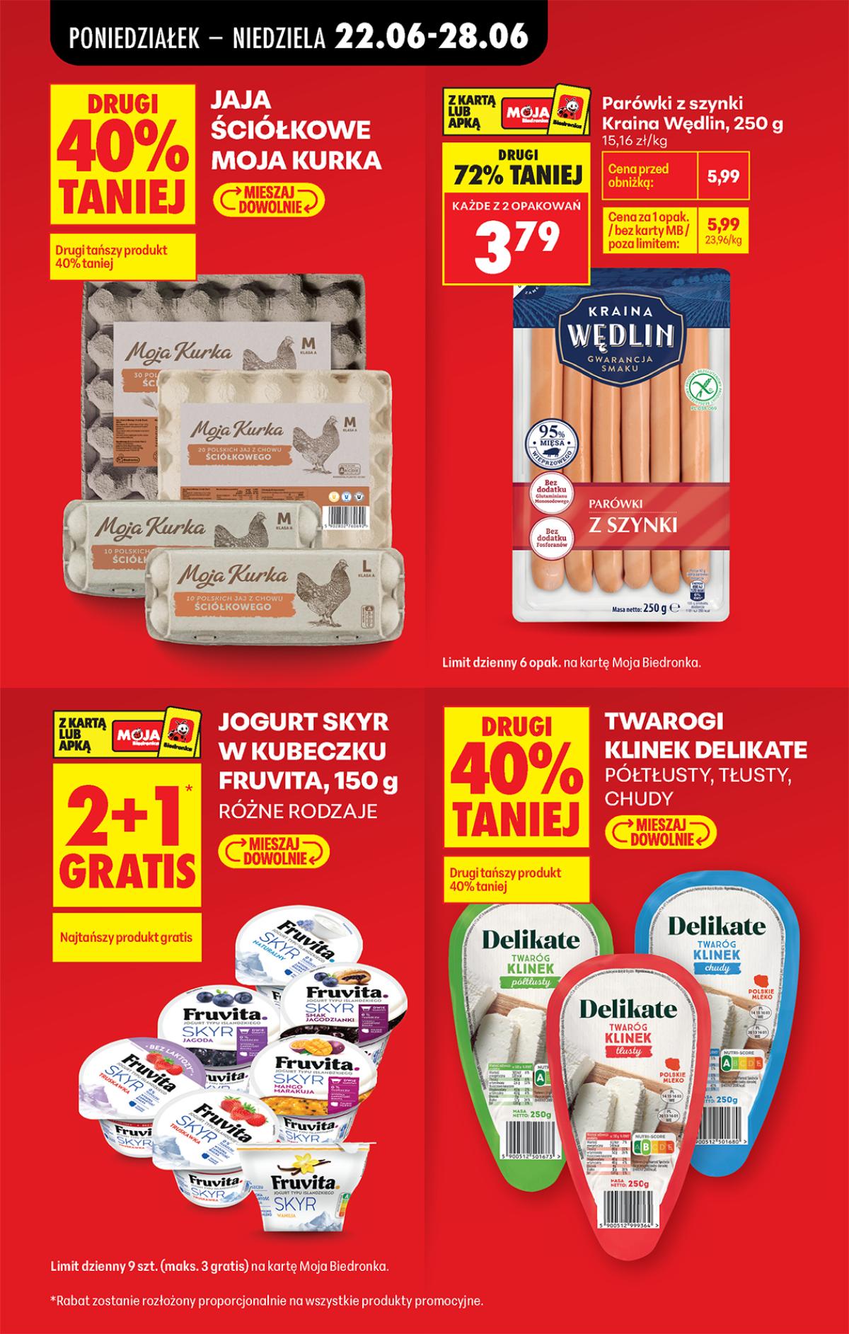 Leták Biedronka Polsko 22.6.-28.6.2026 strana 11