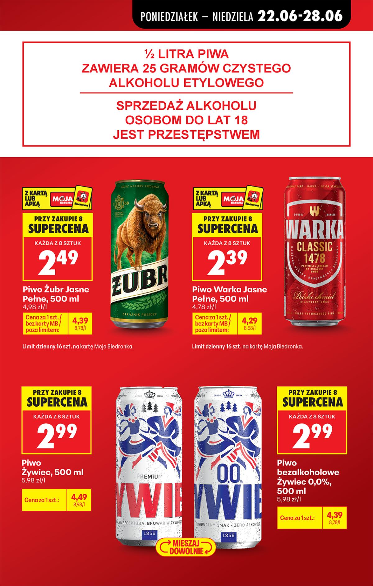 Leták Biedronka Polsko 22.6.-28.6.2026 strana 17