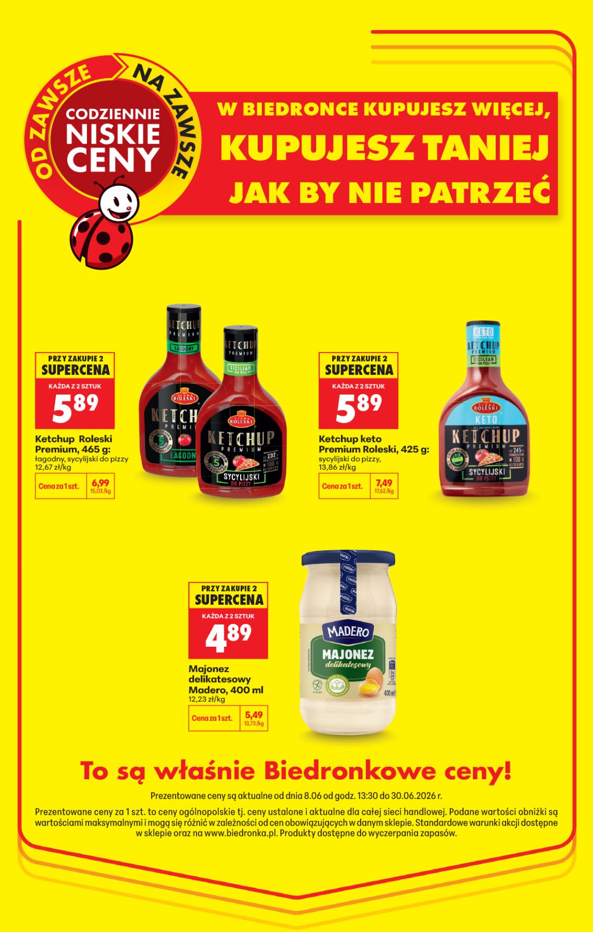 Leták Biedronka Polsko 22.6.-28.6.2026 strana 60
