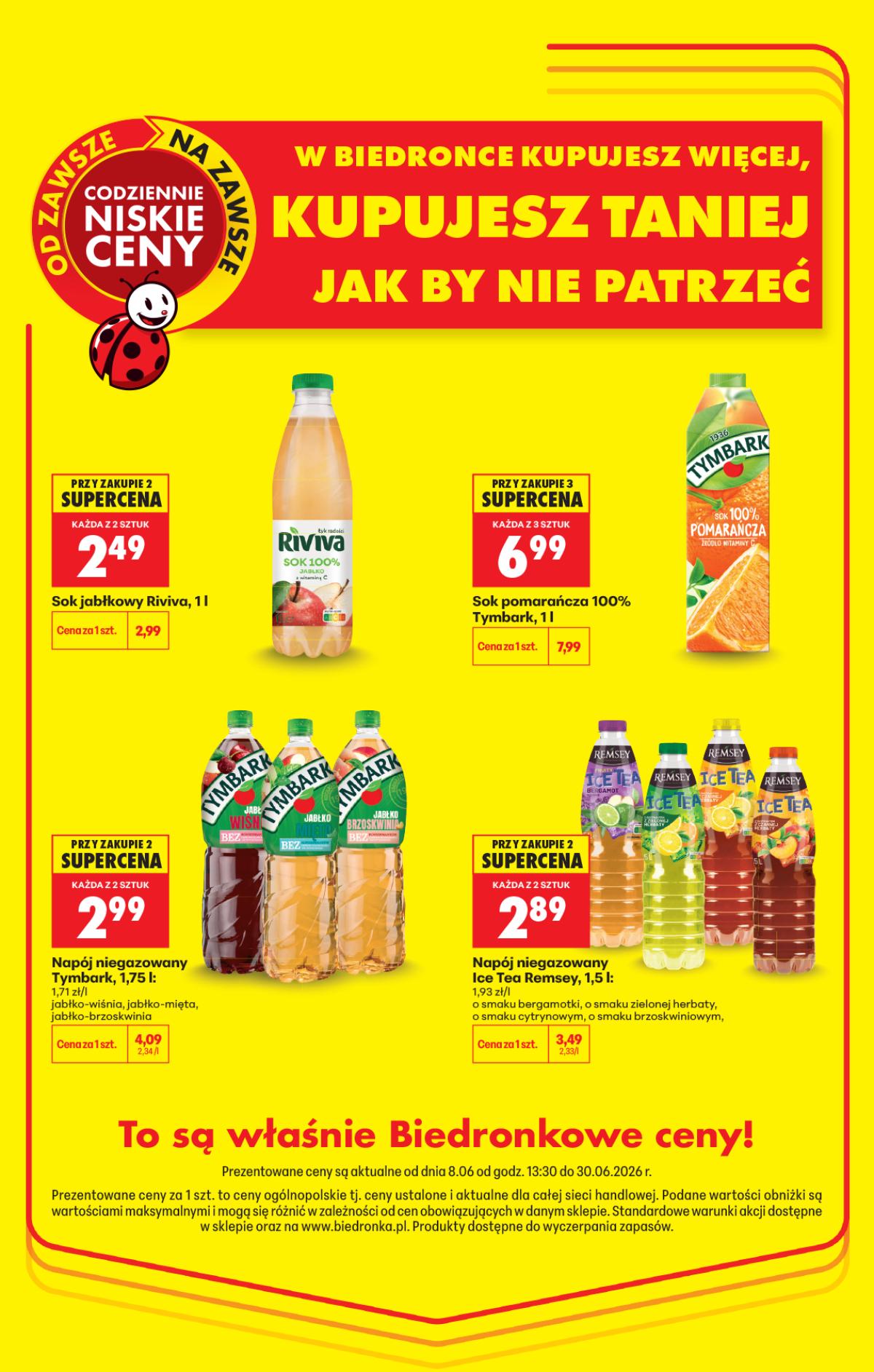 Leták Biedronka Polsko 22.6.-28.6.2026 strana 74