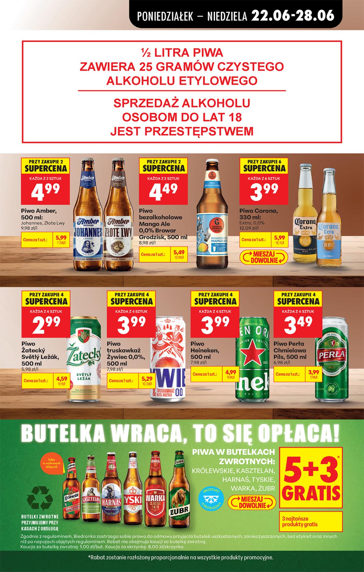 Leták Biedronka Polsko 22.6.-28.6.2026 strana 81