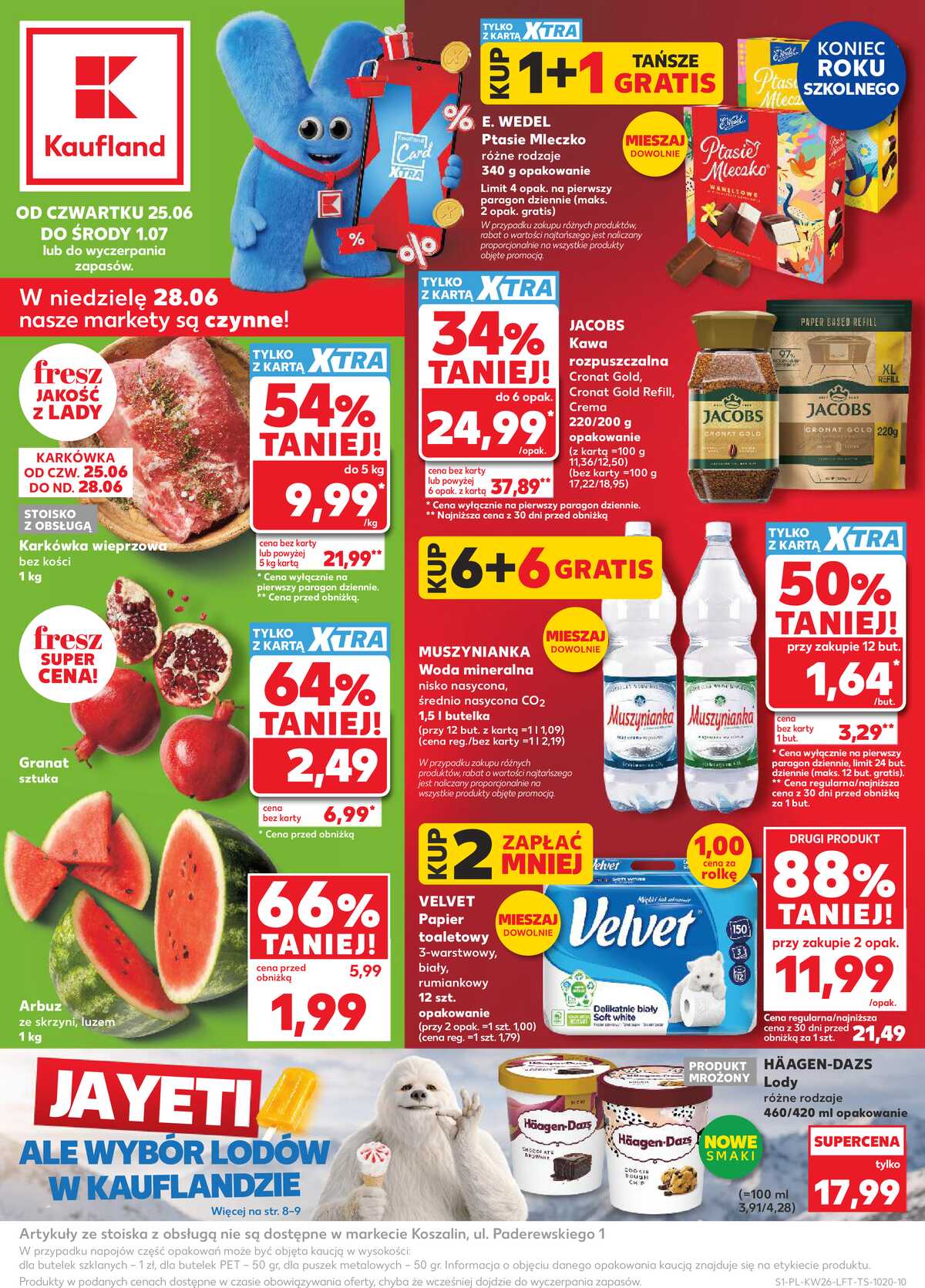 Leták Kaufland Polsko 25.6.-1.7.2026 - Týdenní zpravodaj strana 1