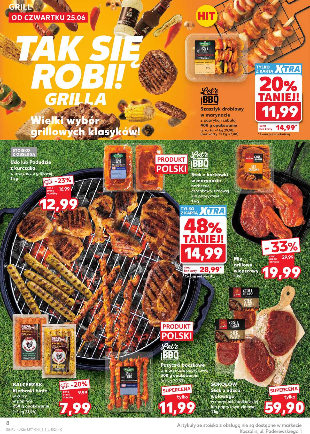 Leták Kaufland Polsko 25.6.-1.7.2026 - Týdenní zpravodaj strana 8