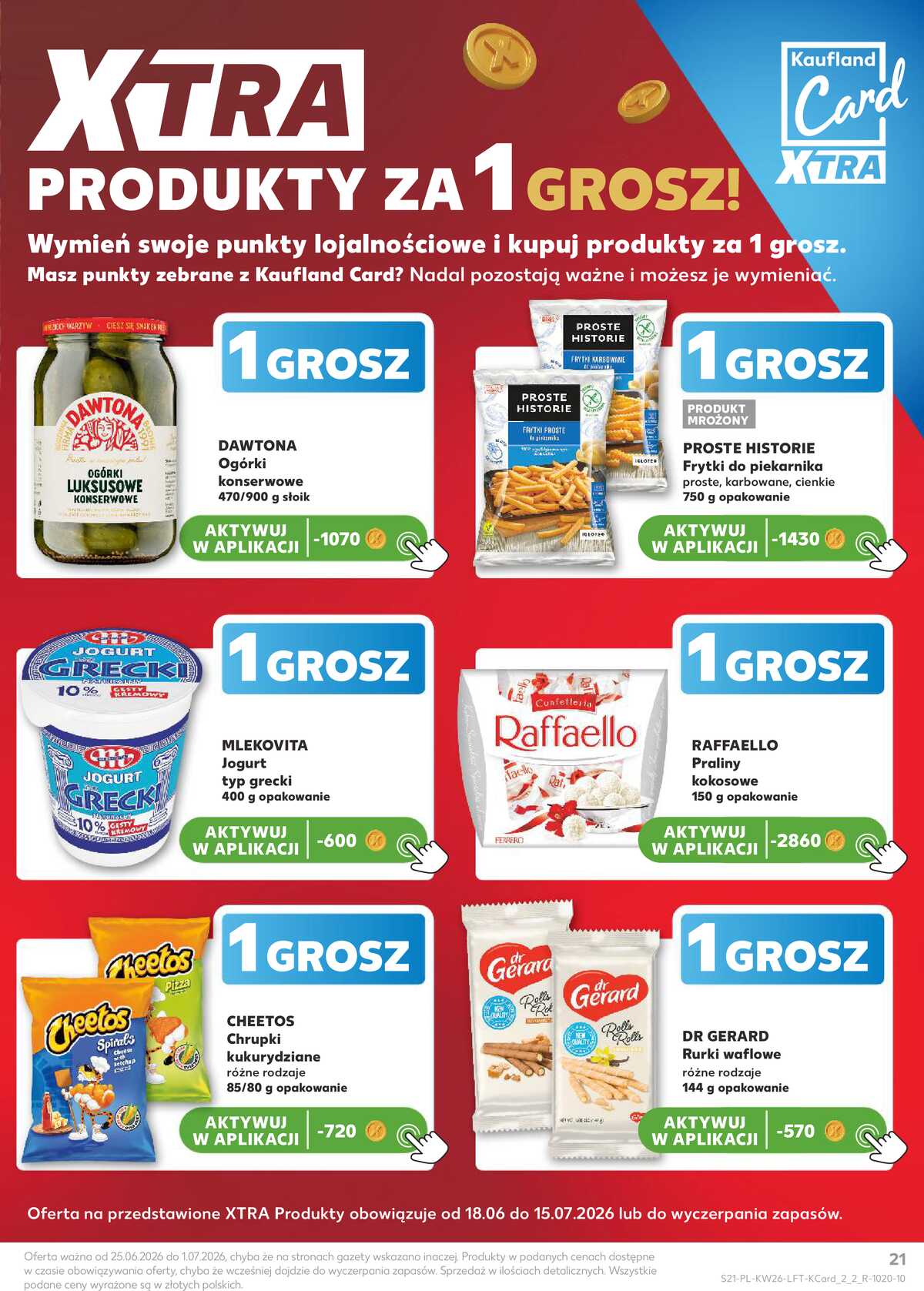 Leták Kaufland Polsko 25.6.-1.7.2026 - Týdenní zpravodaj strana 21