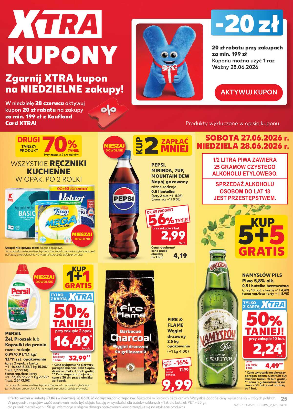 Leták Kaufland Polsko 25.6.-1.7.2026 - Týdenní zpravodaj strana 25