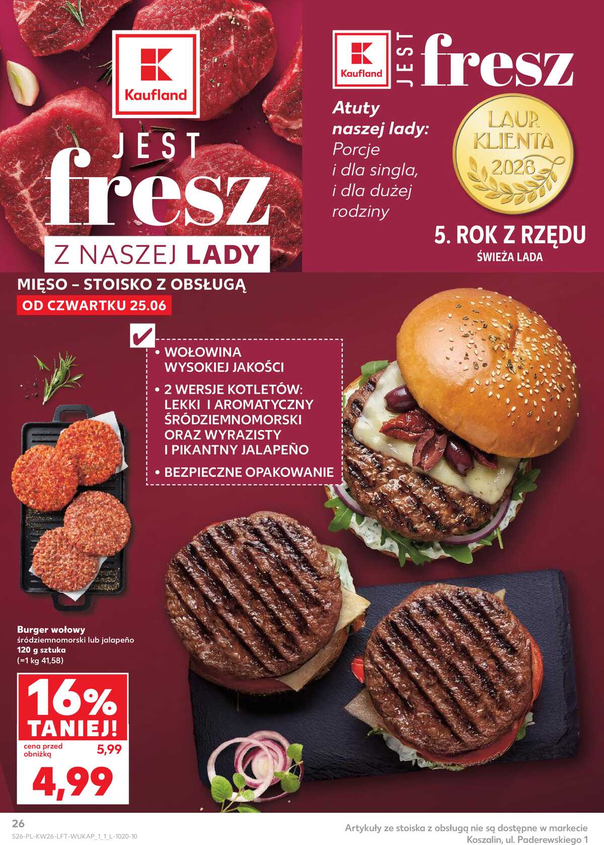 Leták Kaufland Polsko 25.6.-1.7.2026 - Týdenní zpravodaj strana 26