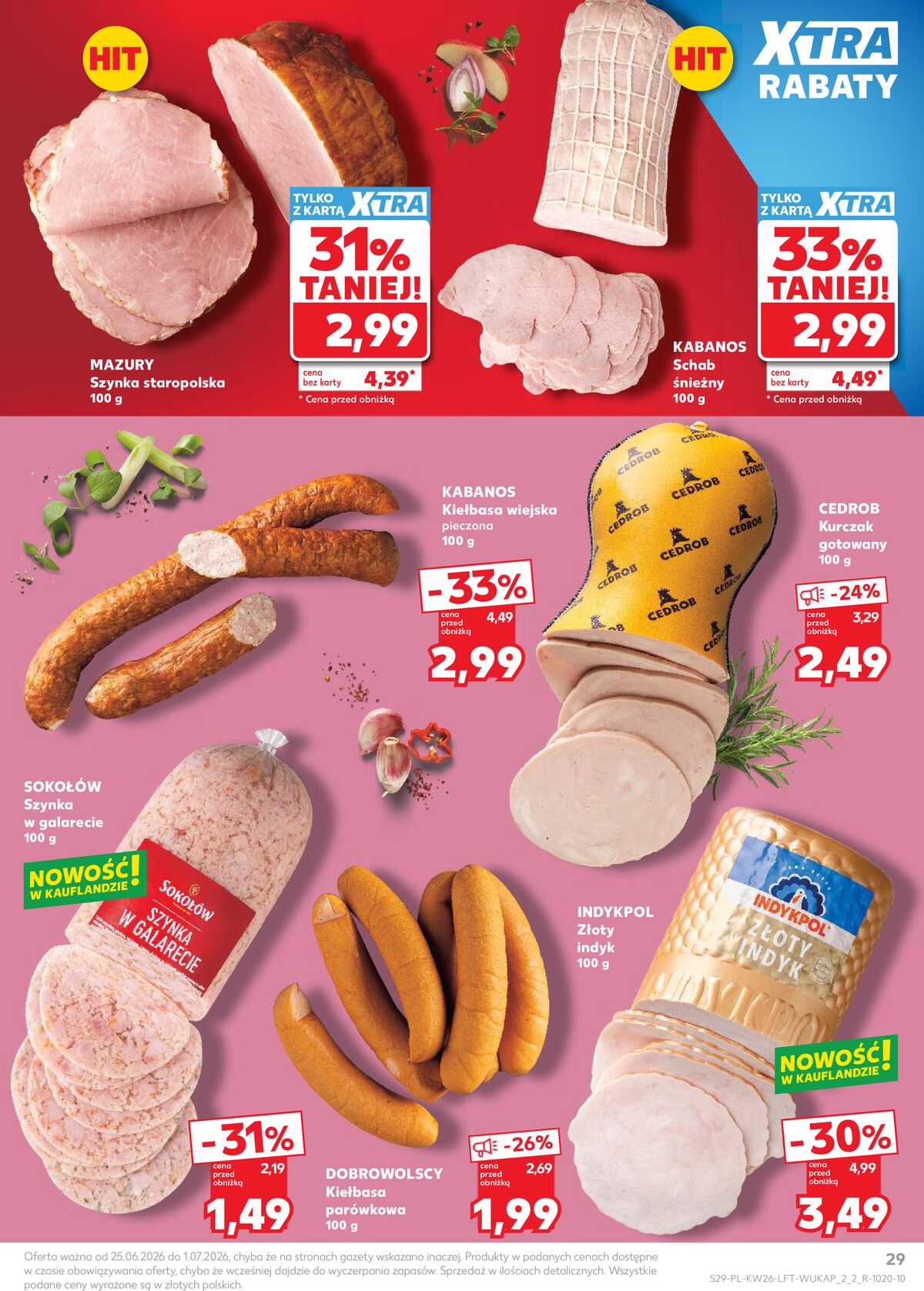Leták Kaufland Polsko 25.6.-1.7.2026 - Týdenní zpravodaj strana 29