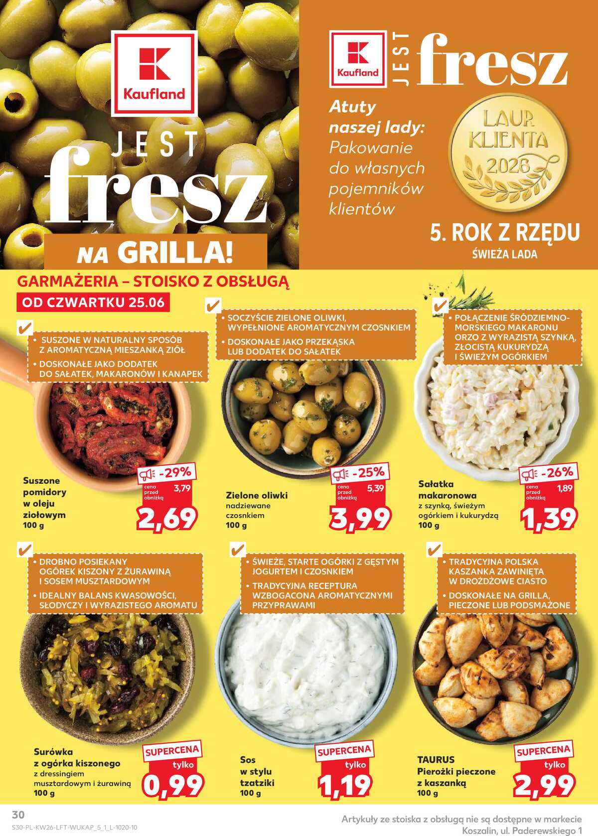 Leták Kaufland Polsko 25.6.-1.7.2026 - Týdenní zpravodaj strana 30