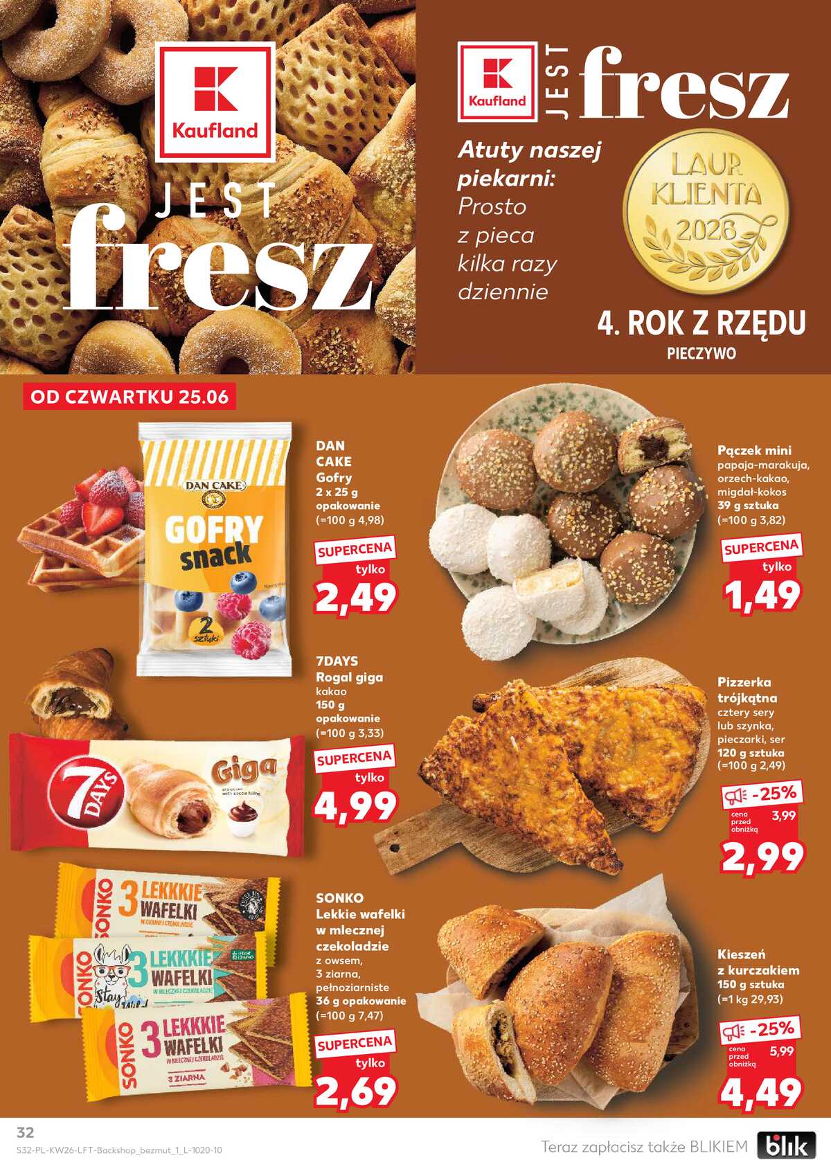 Leták Kaufland Polsko 25.6.-1.7.2026 - Týdenní zpravodaj strana 32