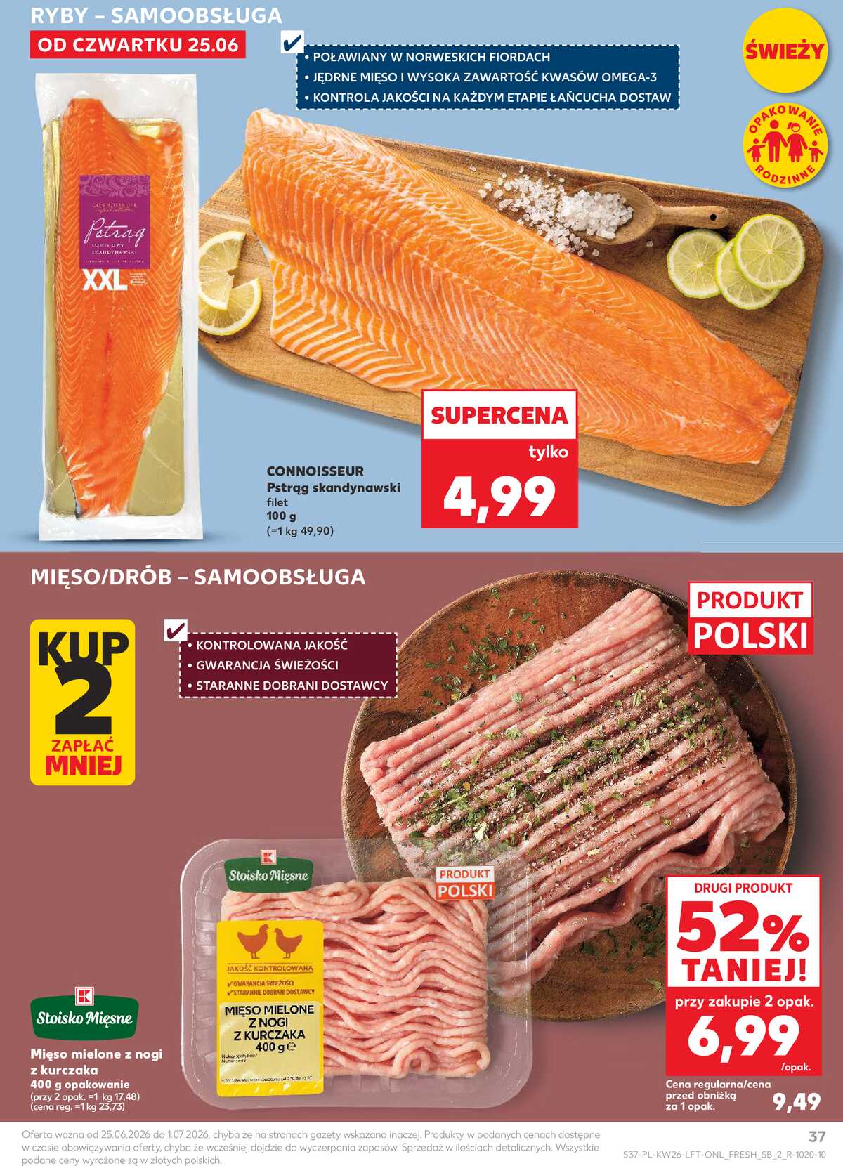 Leták Kaufland Polsko 25.6.-1.7.2026 - Týdenní zpravodaj strana 37