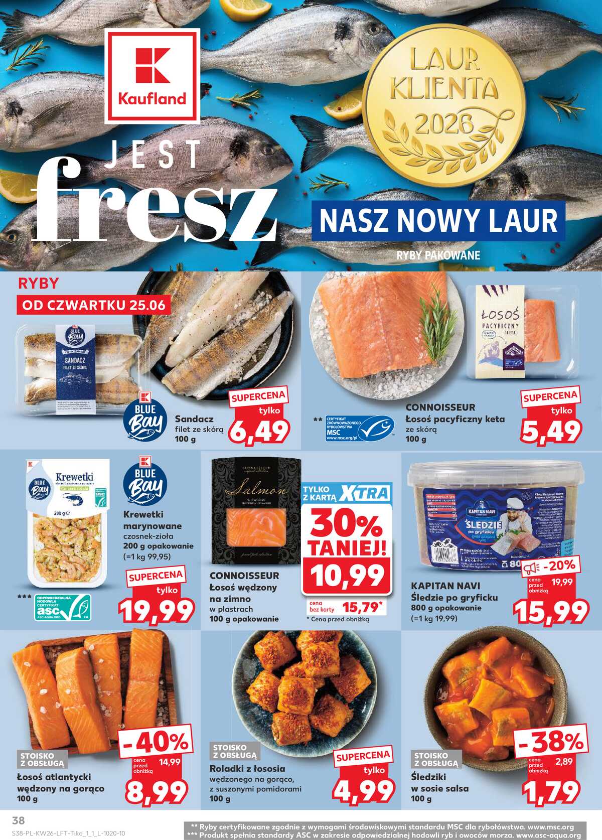 Leták Kaufland Polsko 25.6.-1.7.2026 - Týdenní zpravodaj strana 38